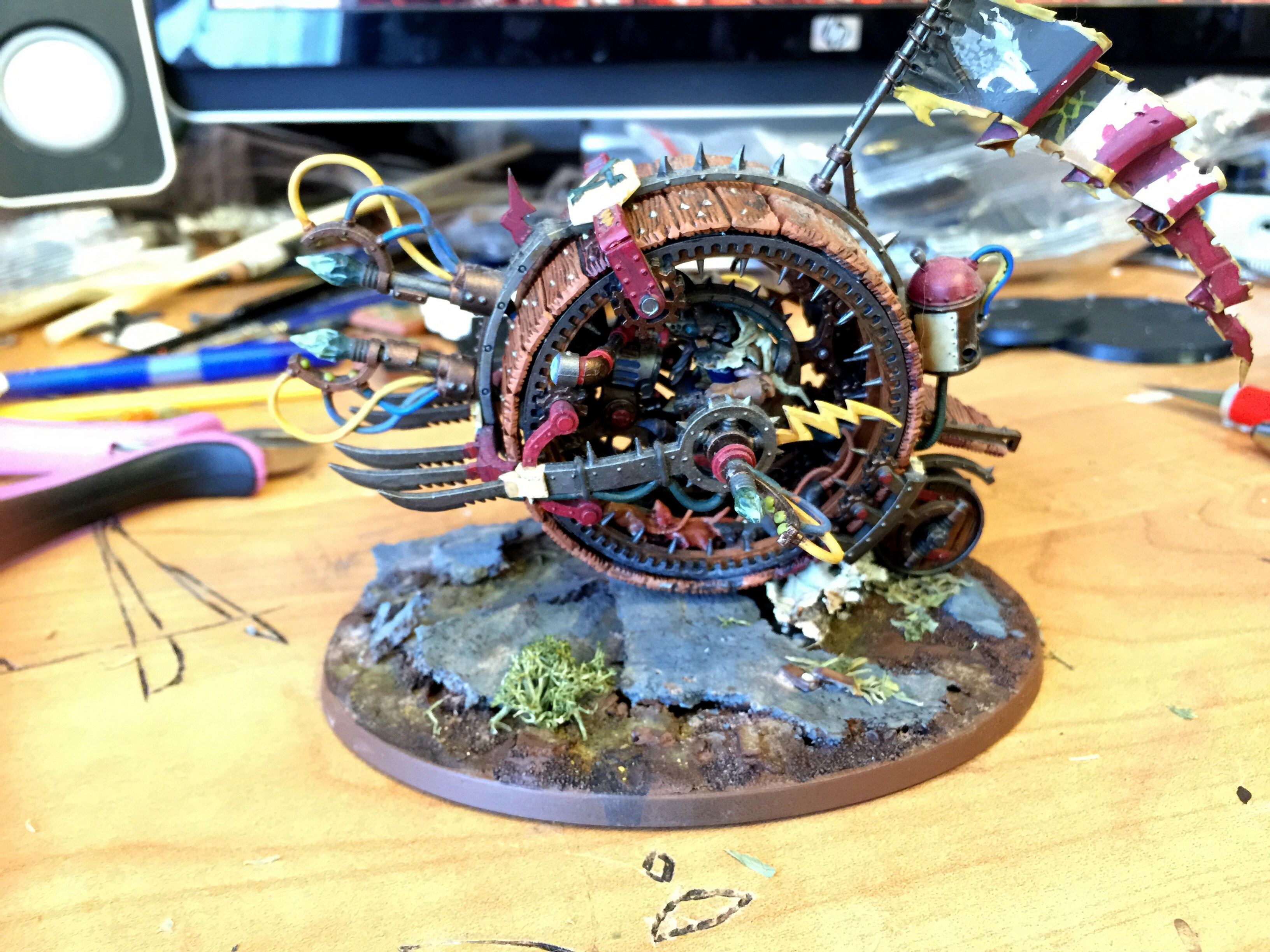 Age Of Sigmar, Chaos, Doomwheel, Skaven