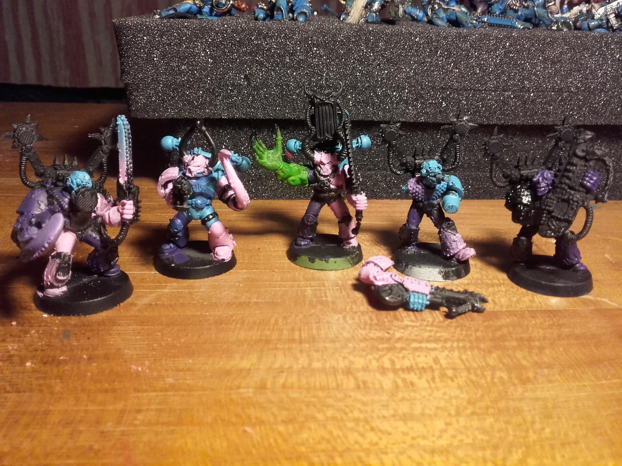 Amplified, first step of noise marines 