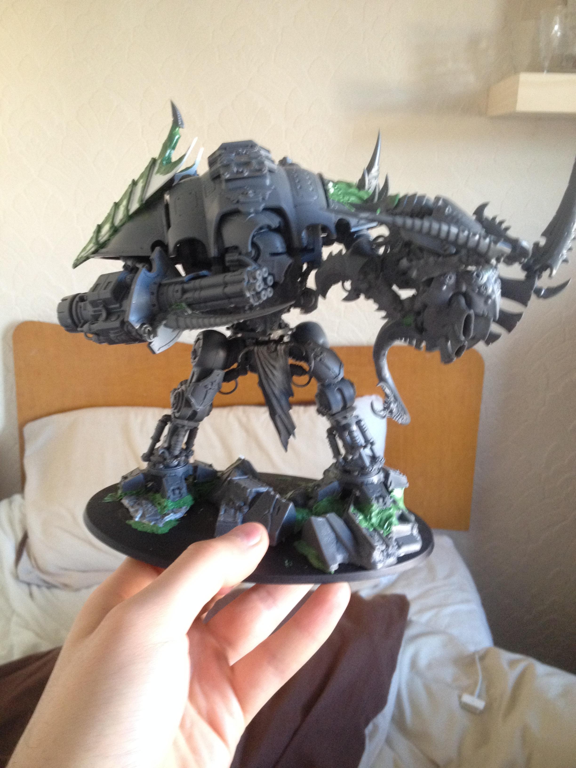 Carnifex, Conversion, Diorama, Duel, Imperial Knight, Titan, Tyranids
