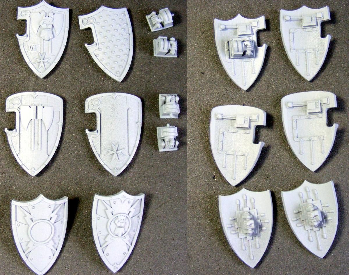 3d Printing, selection of  shields