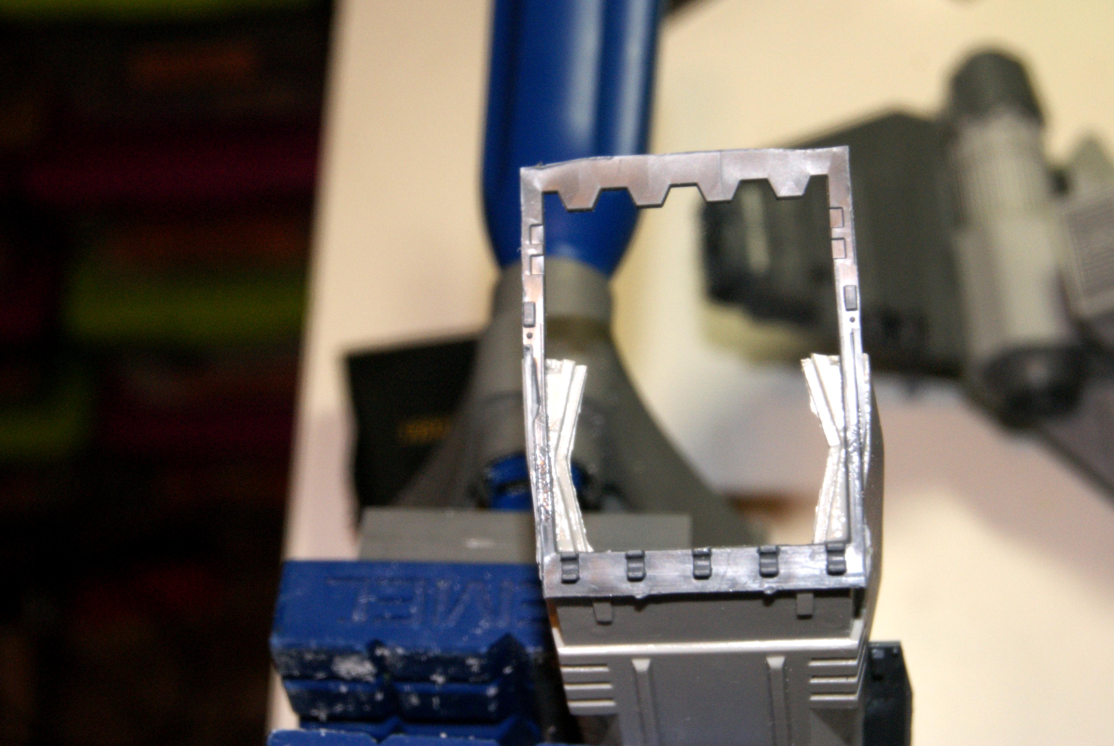 Assault ramp attached