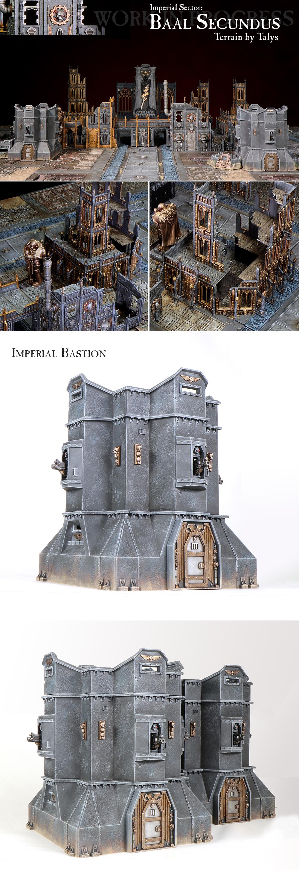 Imperial, Terrain, Imperial Bastion &amp; Baal Secundus WIP