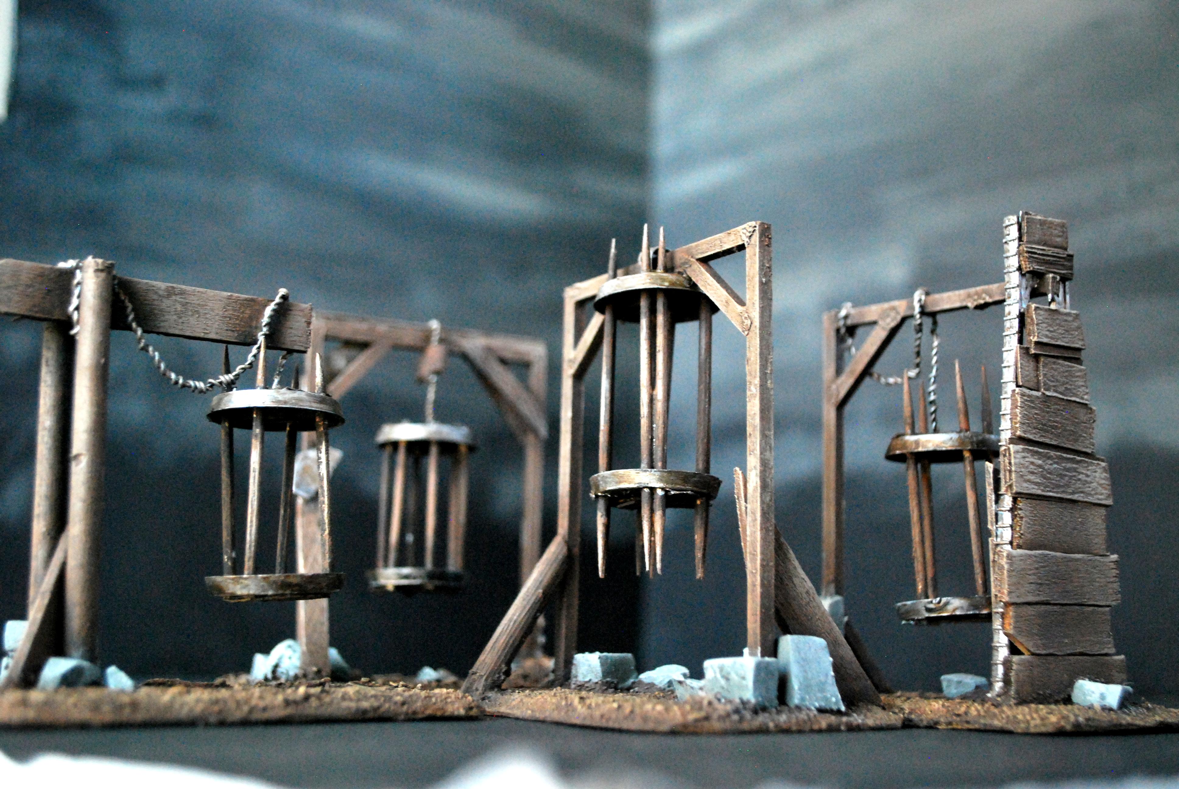 Background, Chaos, Do-it-yourself, Drybrushing, Gibbets, Simple, Spiky, Warhammer 40,000, Warhammer Fantasy