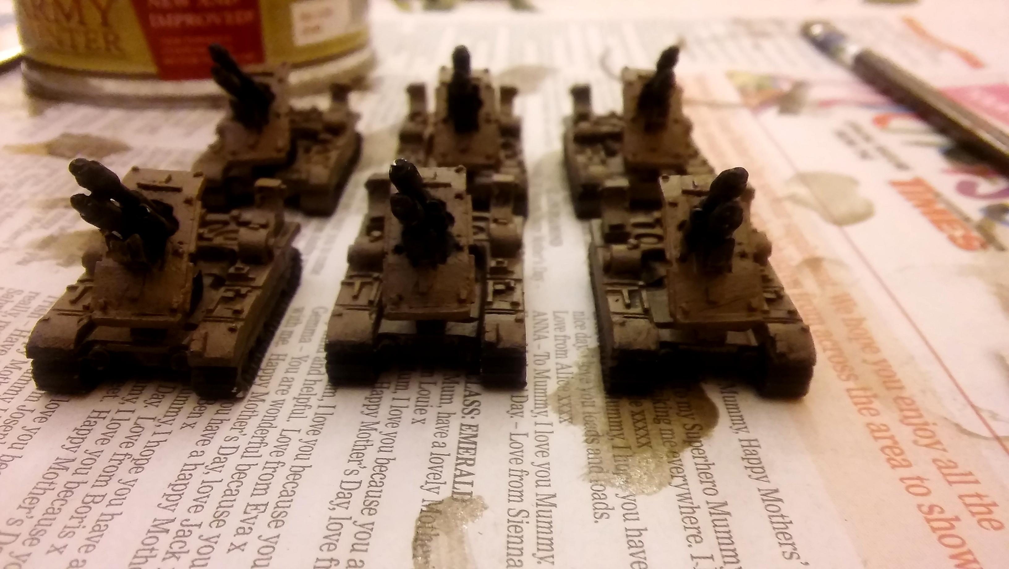 6mm, Artillery