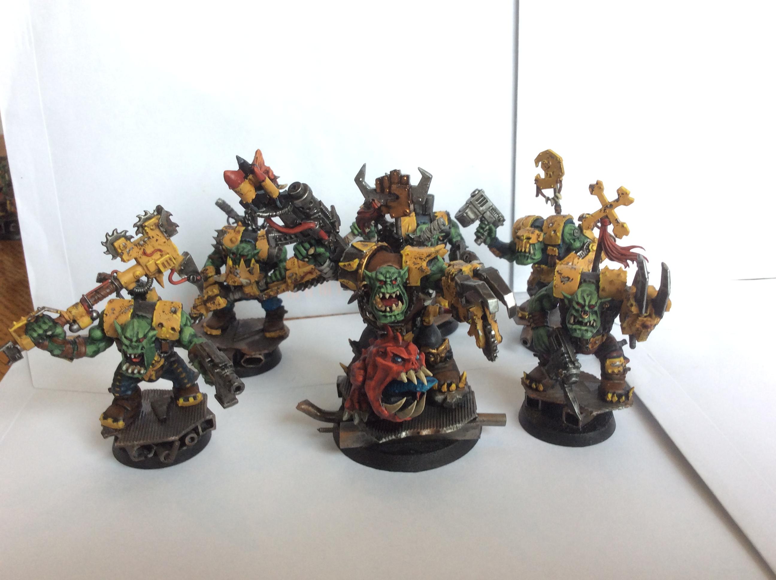 Bad Moon Warboss and Nobz