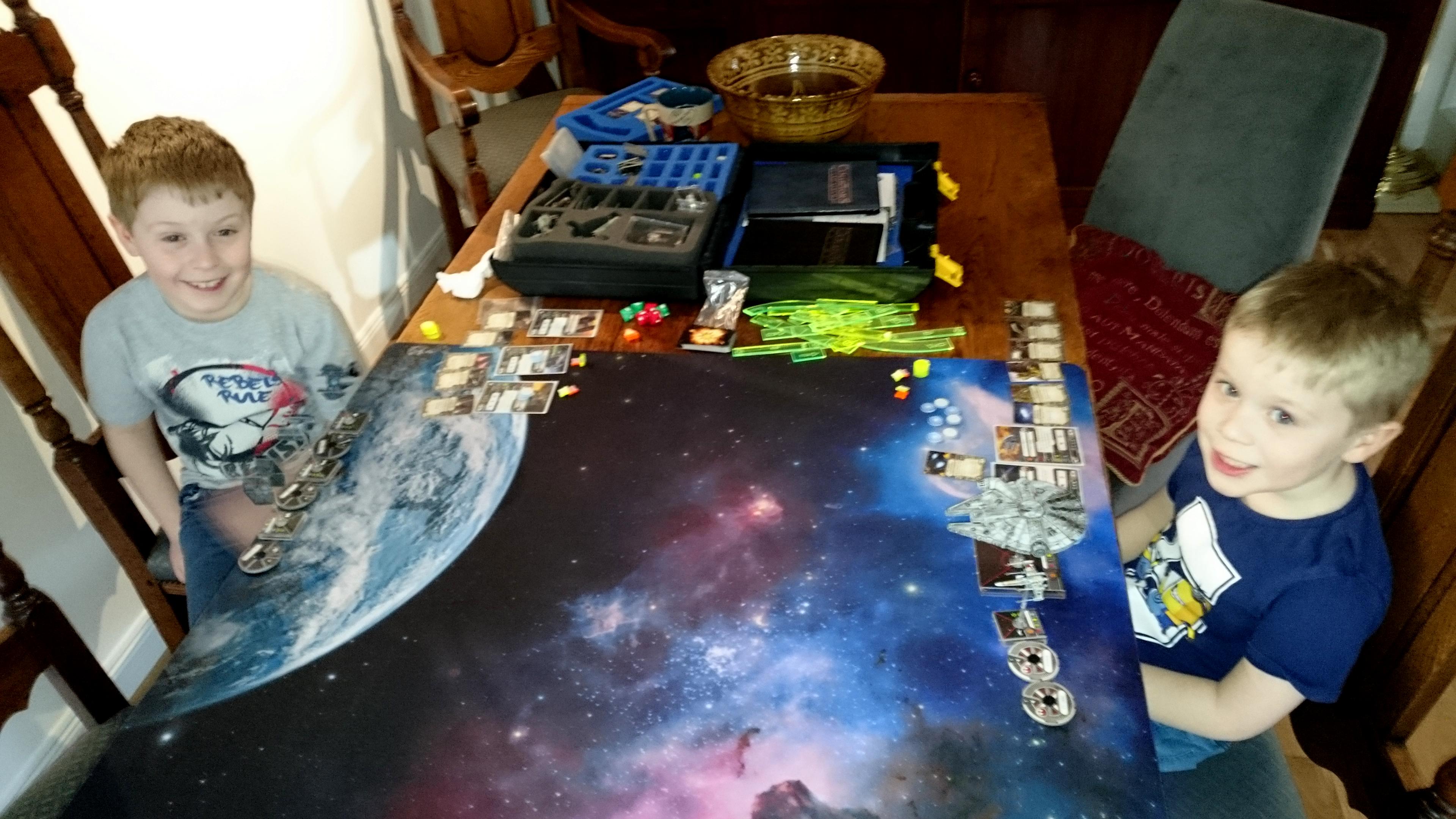 Star Wars, X-Wing with the kids