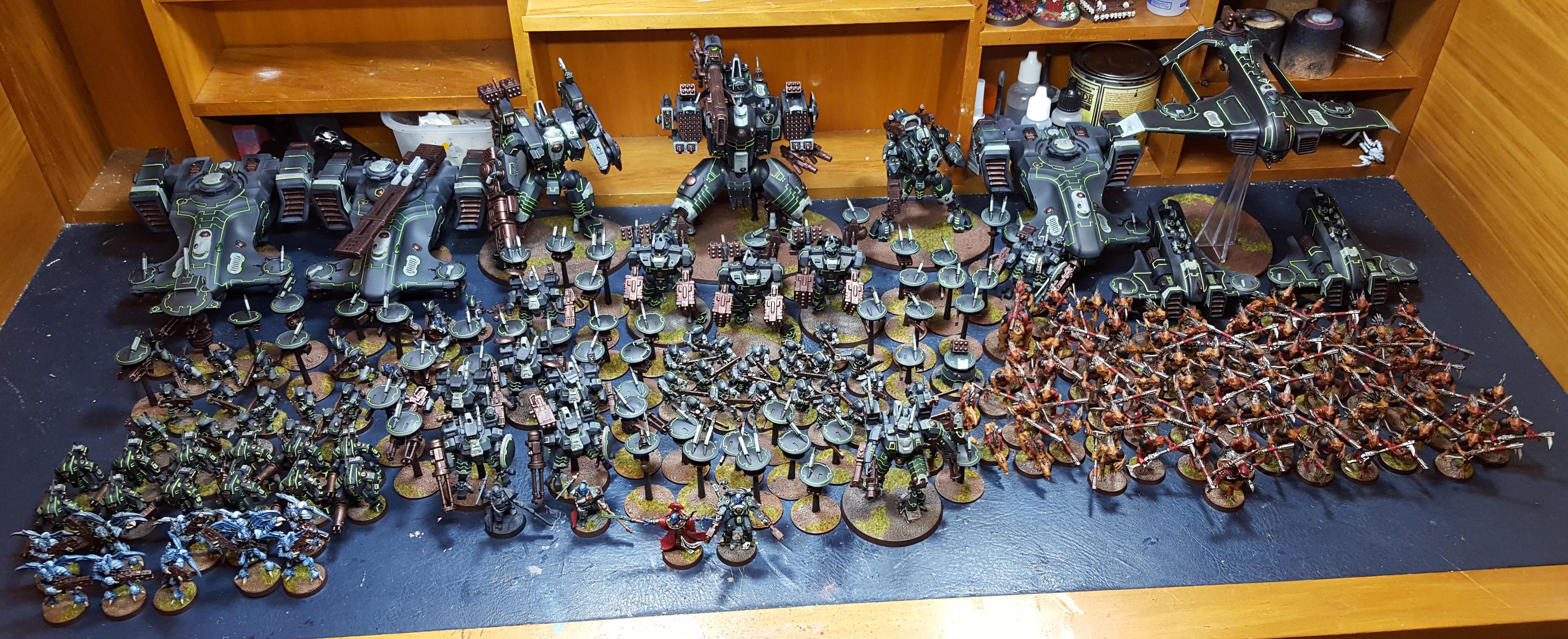 Tau Army Complete Front