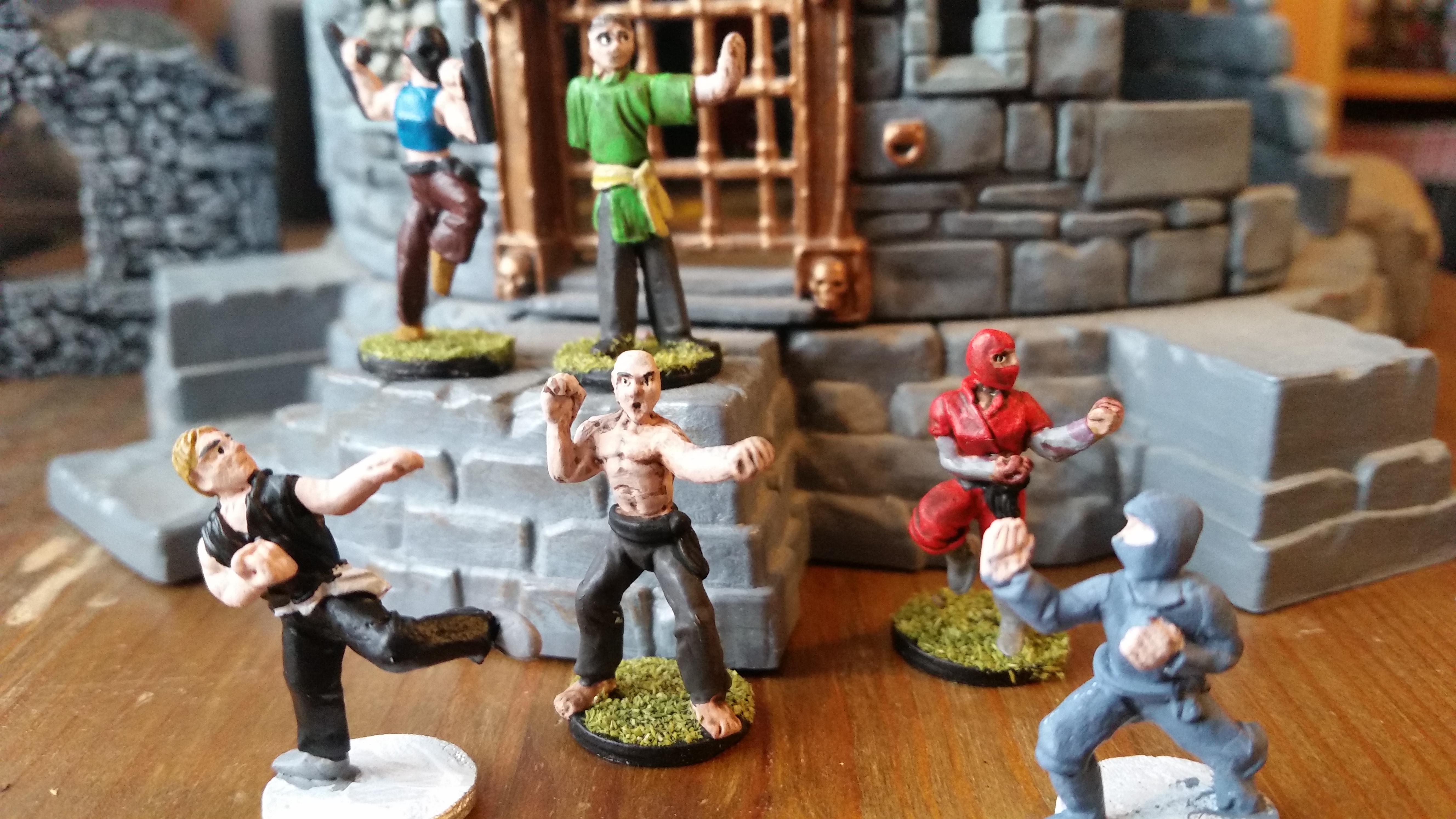 Martial Artist, Mega Minis, Ninjas