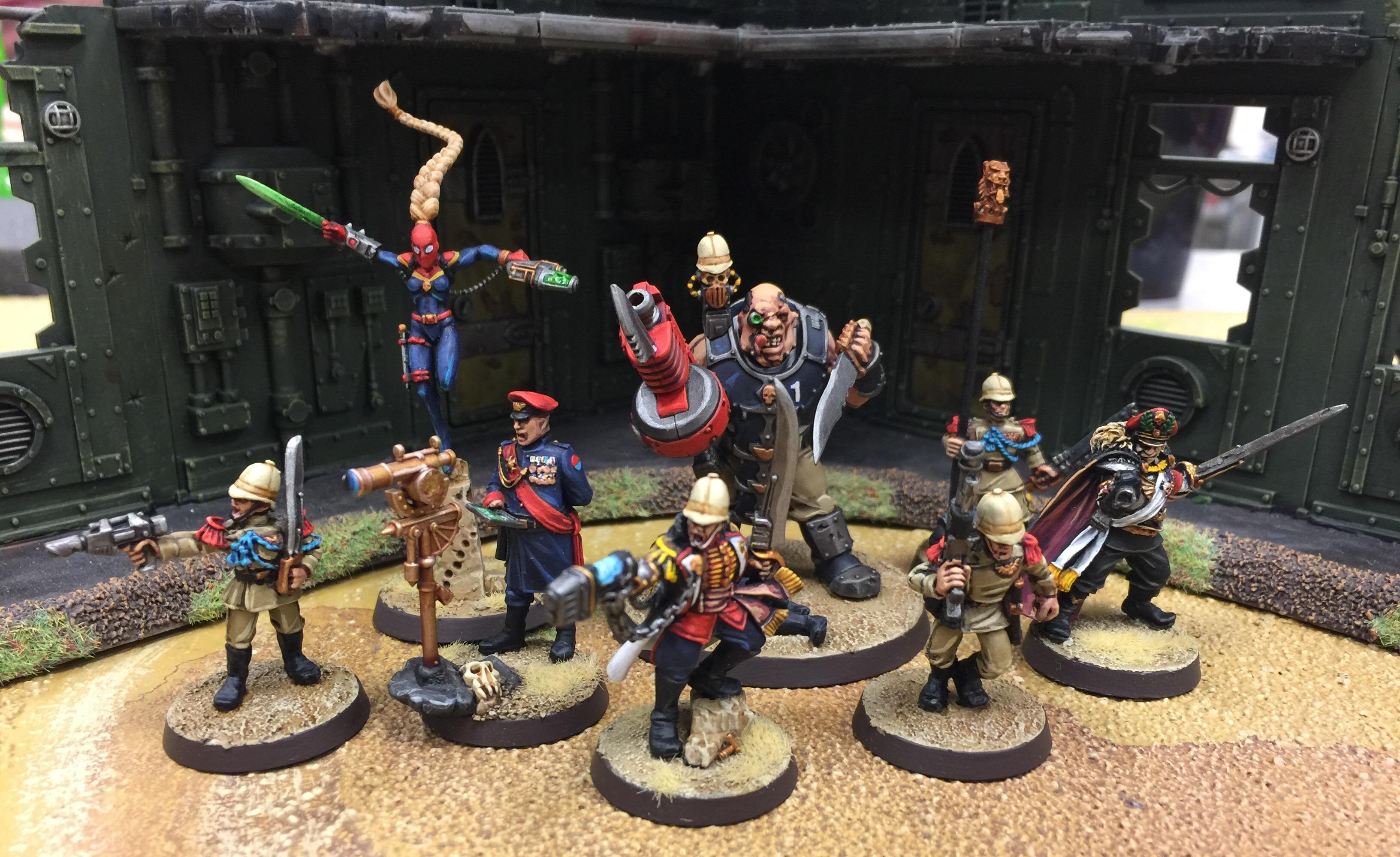 Assassin, Command Squad, Imperial Guard, Nork, Officer, Praetorians