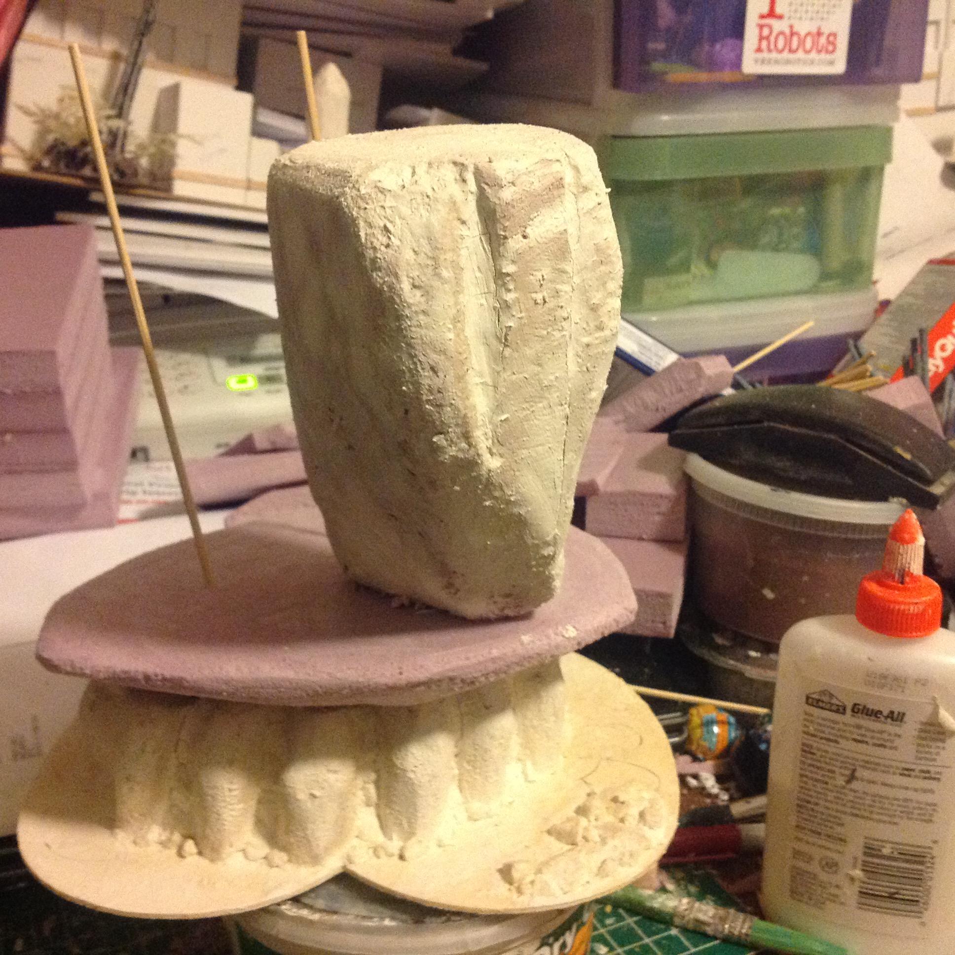 Infinity, Rock, Spire, Stone, Terrain, Waaazag, Warhammer 40,000, Wilderness, Work In Progress