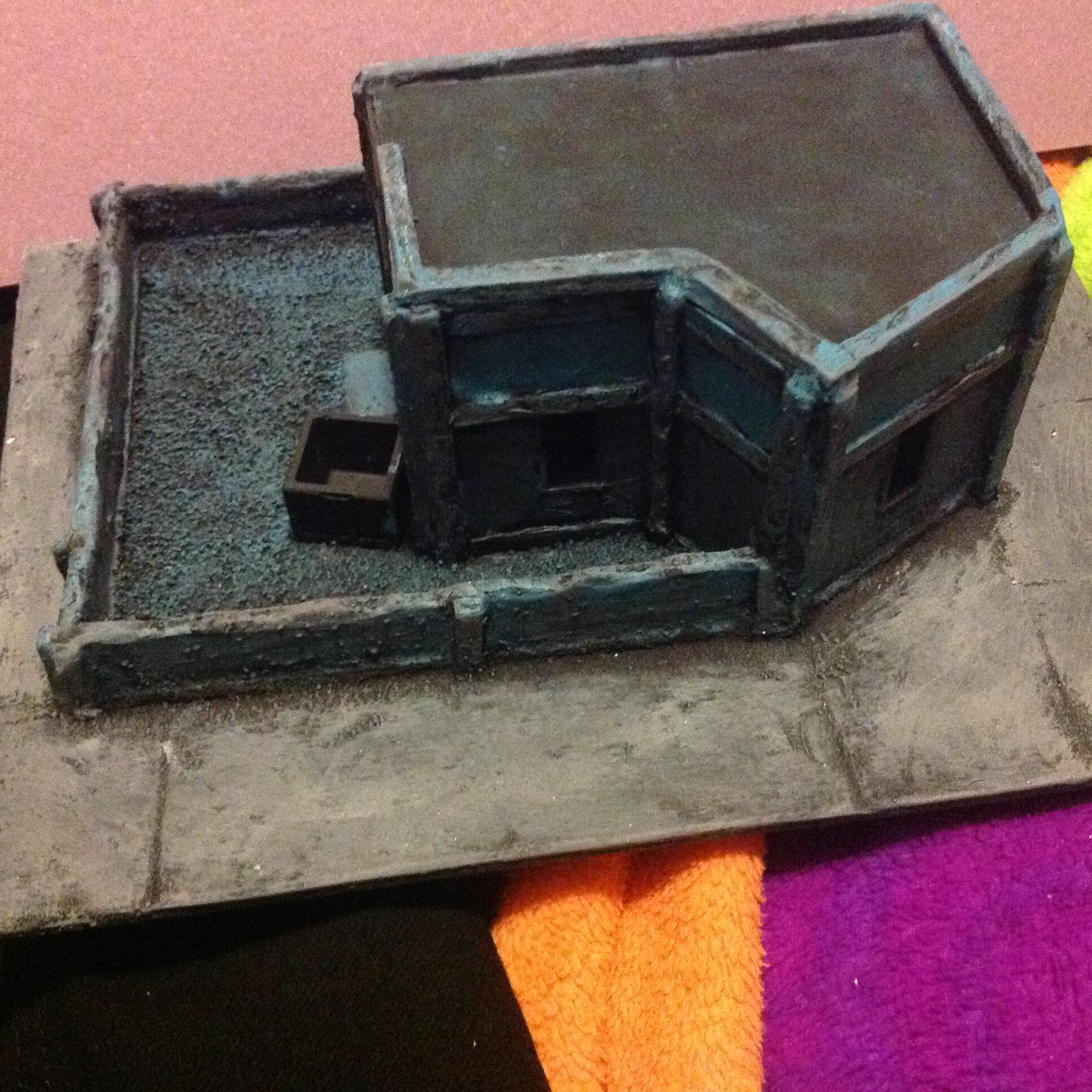 Blue, Buildings, City, Infinity, Terrain, Urban, Waaazag, Warhammer 40,000, Work In Progress, Yard