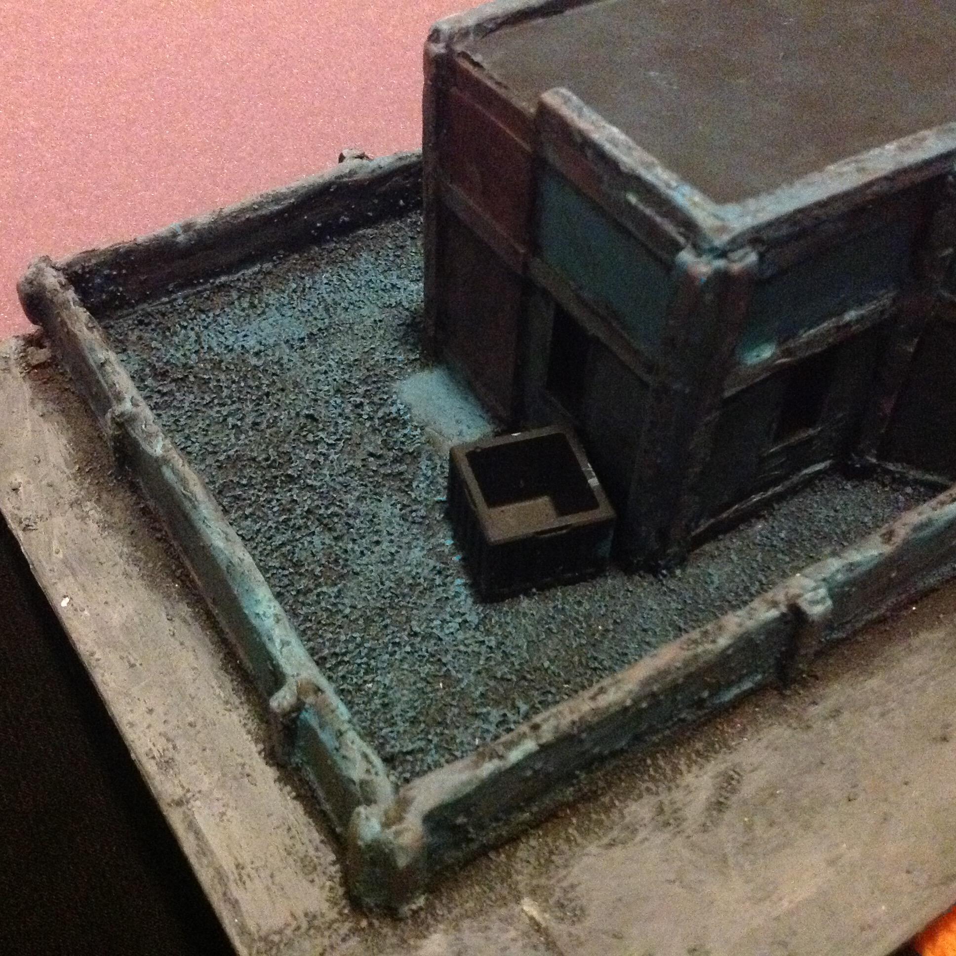 Blue, Buildings, City, Infinity, Terrain, Urban, Waaazag, Warhammer 40,000, Work In Progress, Yard