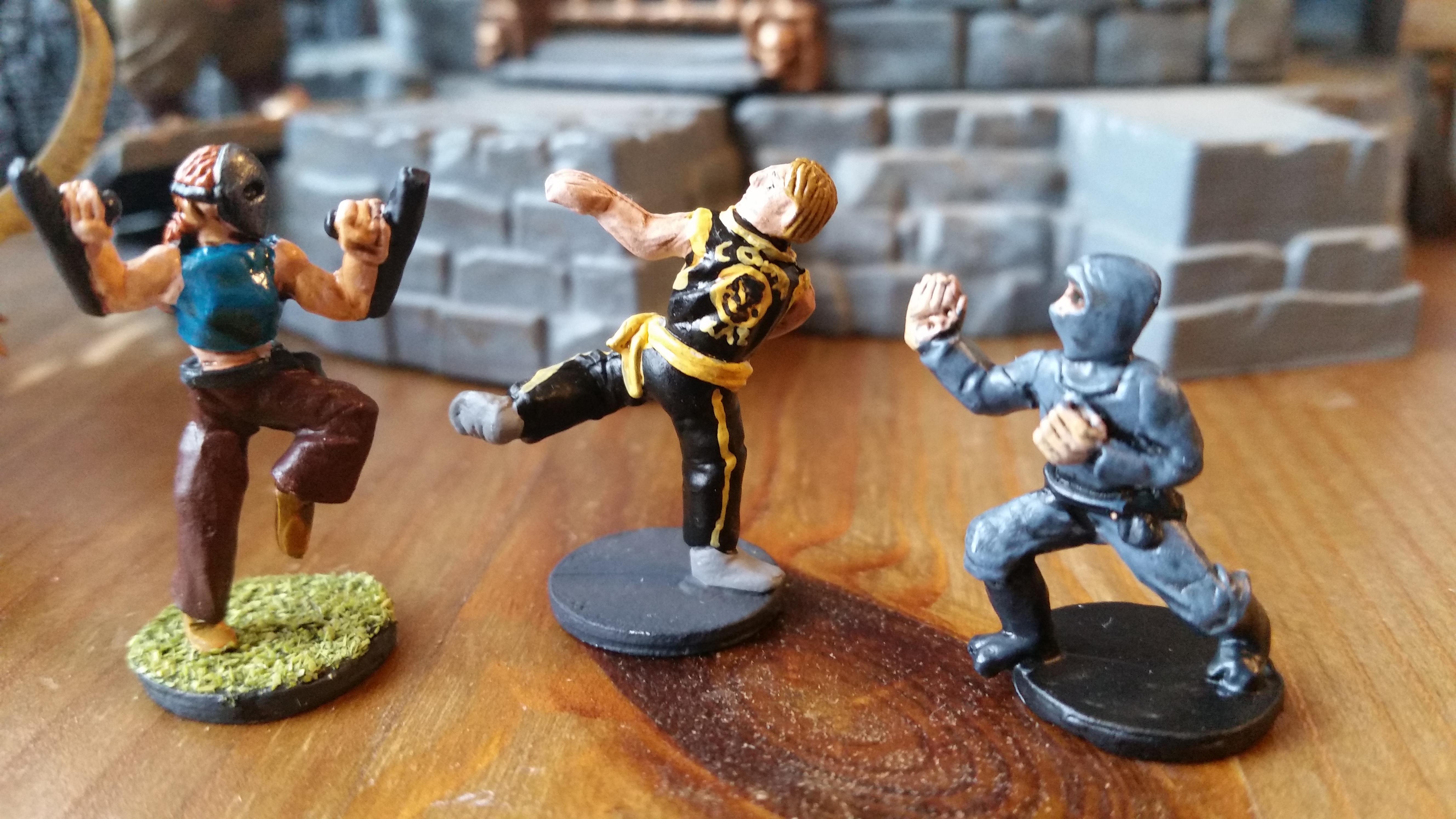 Martial Artist, Mega Minis, Monk, Ninjas, Out Of Production