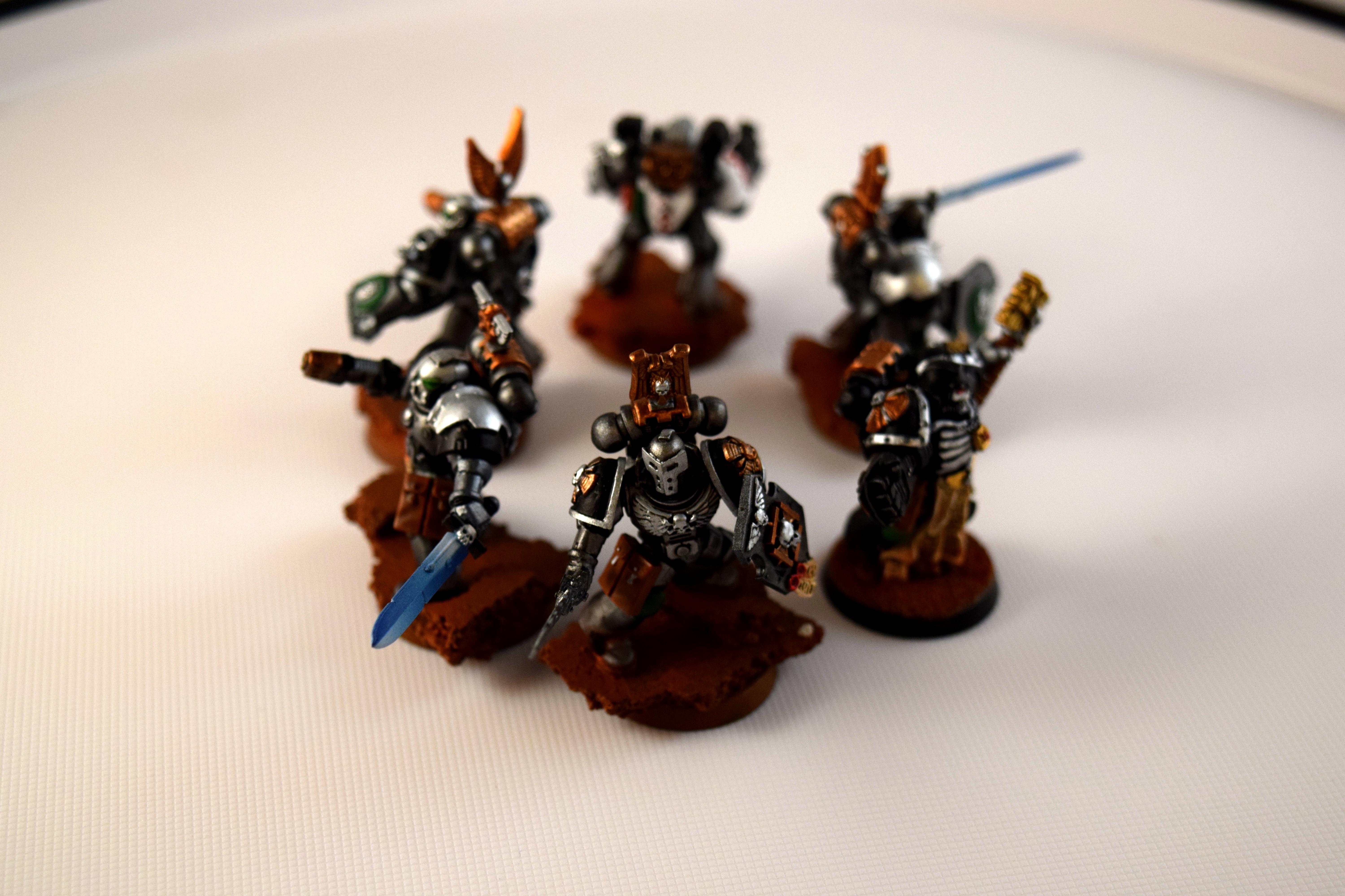 Champion, Chaplain, Command Squad, Silver Skulls, Space Marines