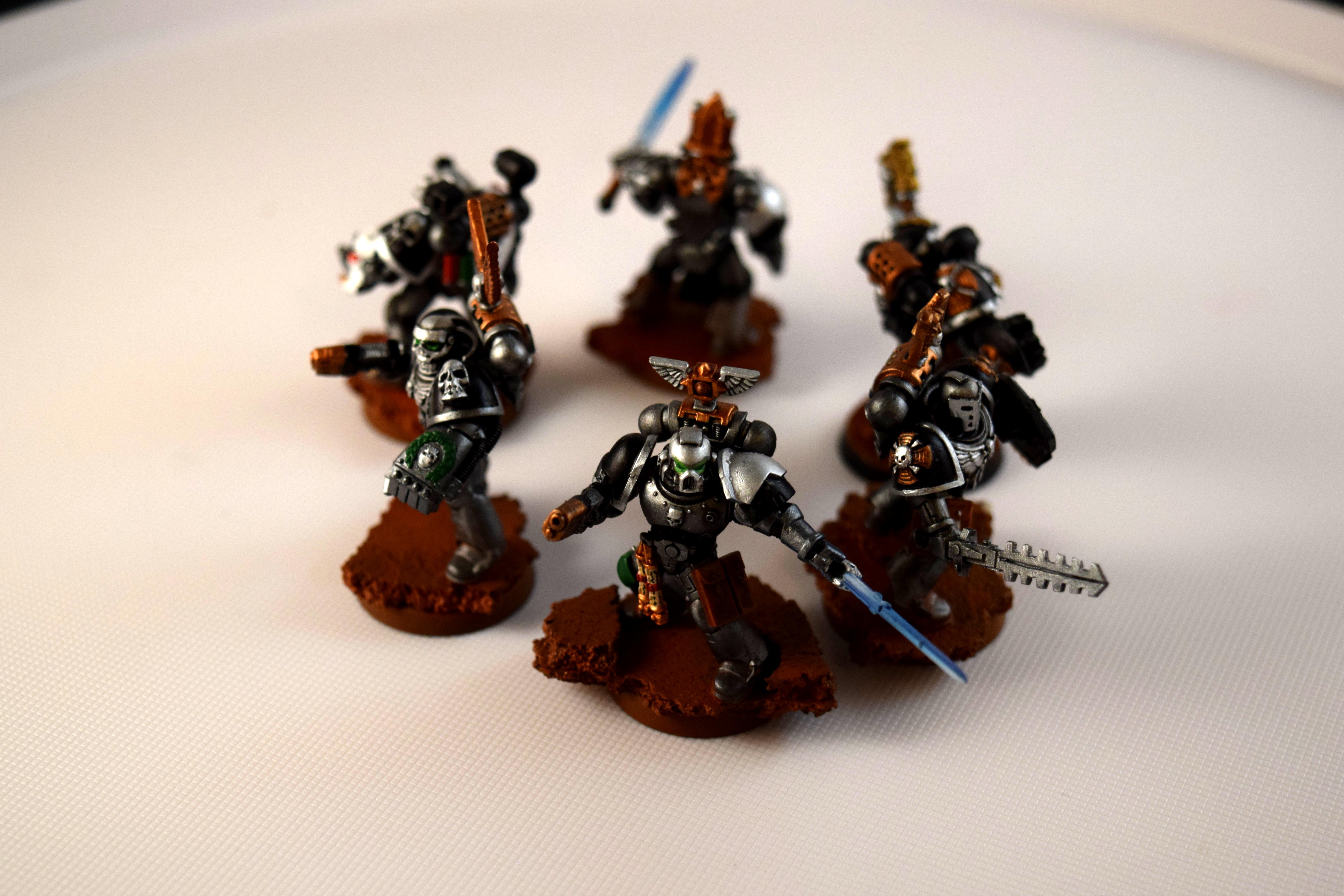 Champion, Chaplain, Command Squad, Silver Skulls, Space Marines