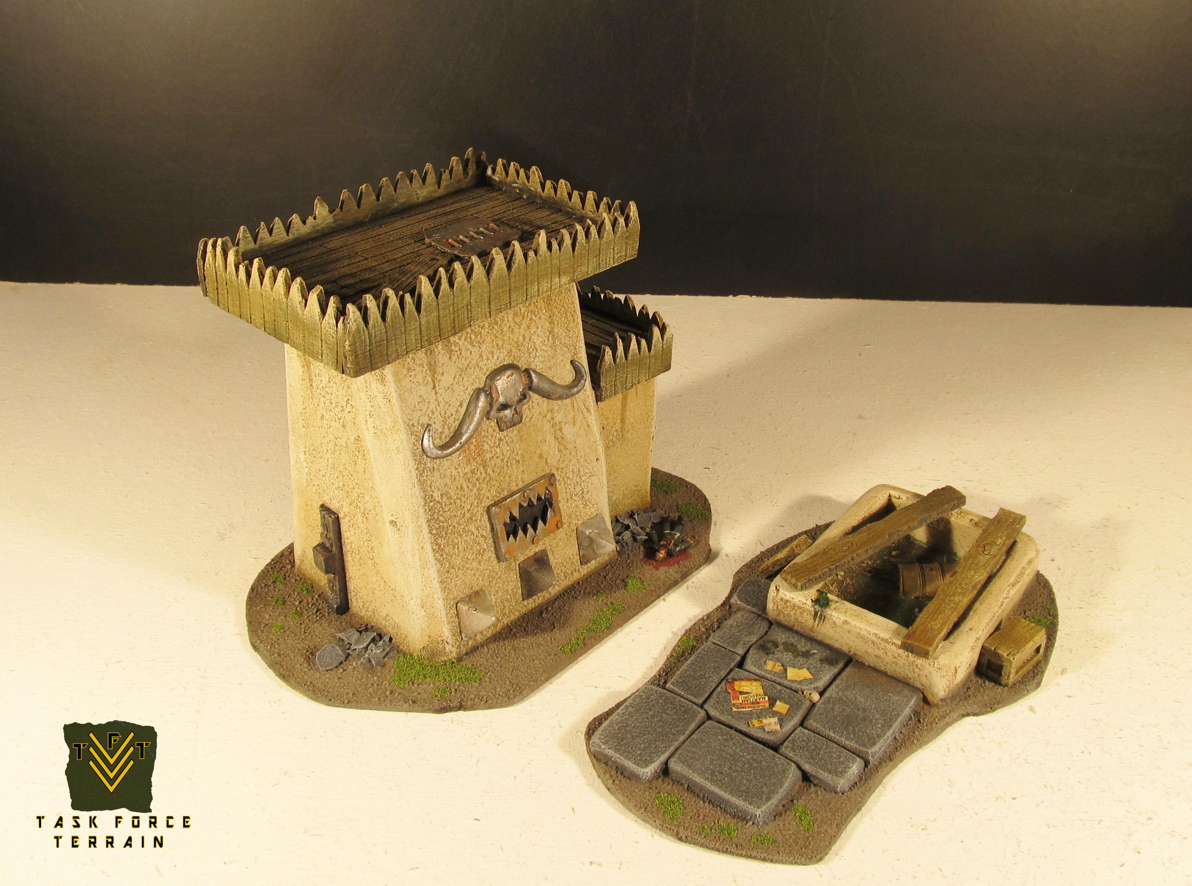 Buildings, Orks, Terrain, Warhammer 40,000