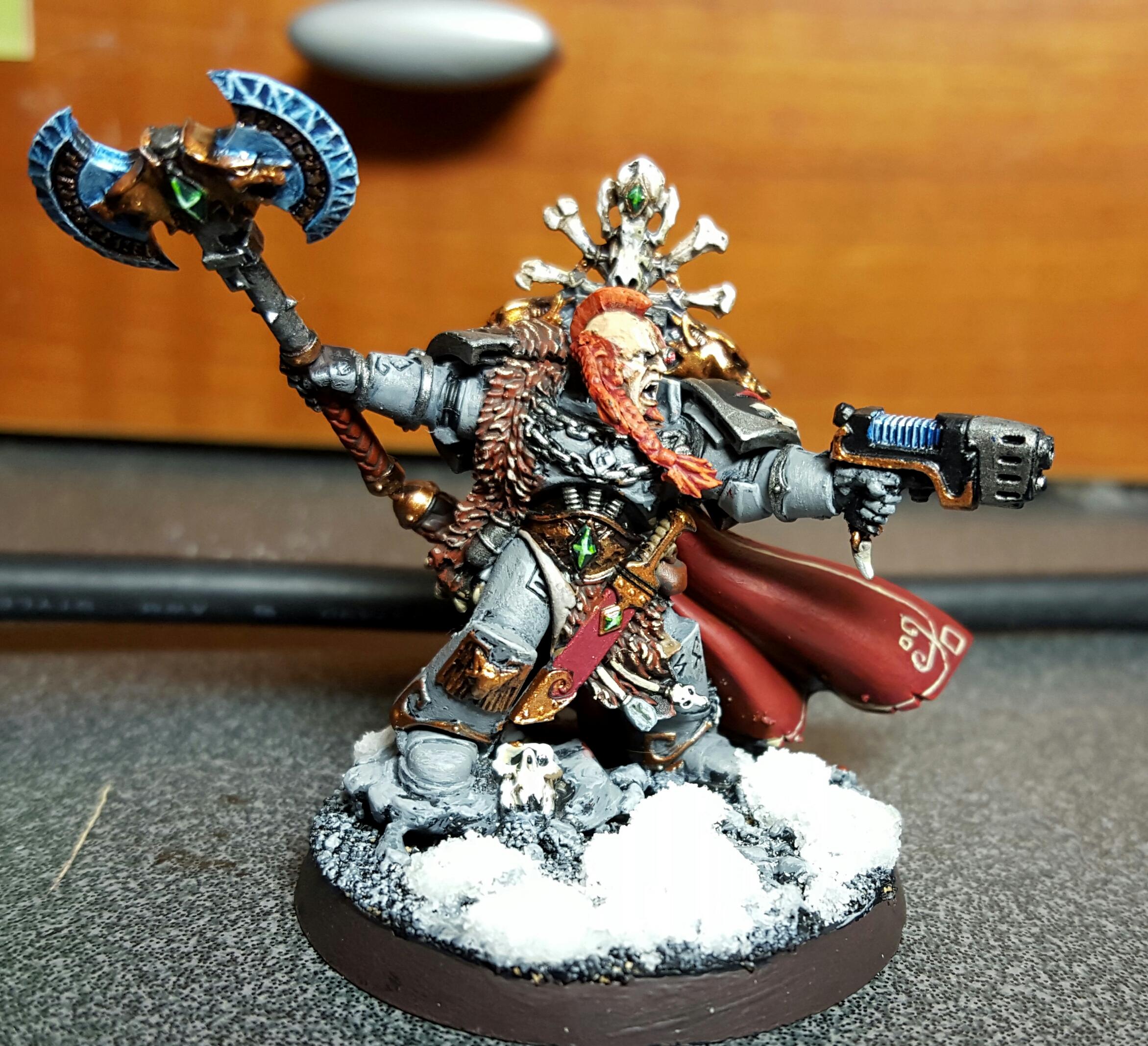 Conversion, Frost Axe, Krom, Plasma Pistol, Space Wolves, Wolf Lord