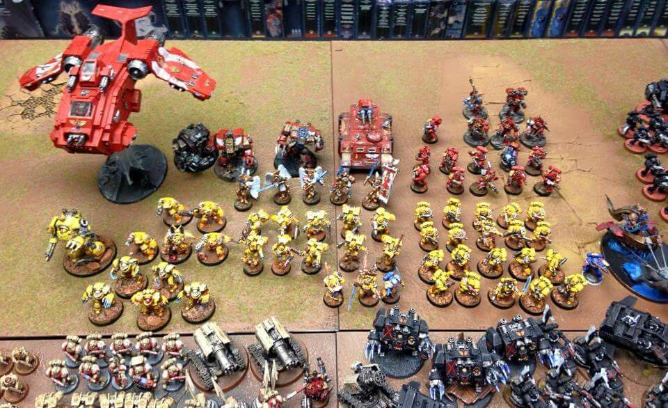 A couple of shots of my Lamenters and some of my old Blood Angels 