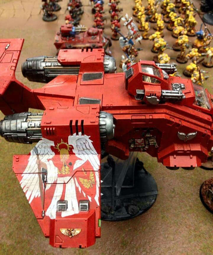 My old stormraven with some early attempts at freehand 