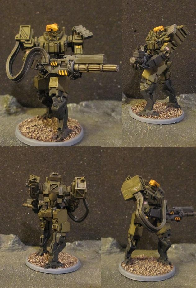 Proteus combat mech (chaingun ver.)