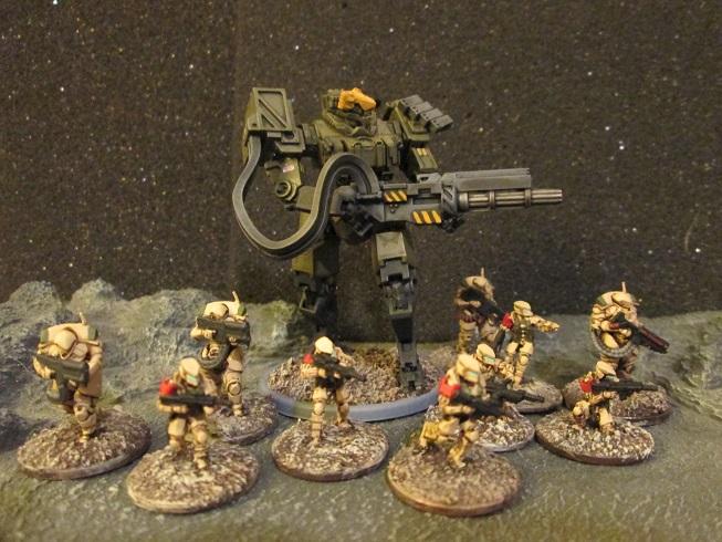 Proteus and troops