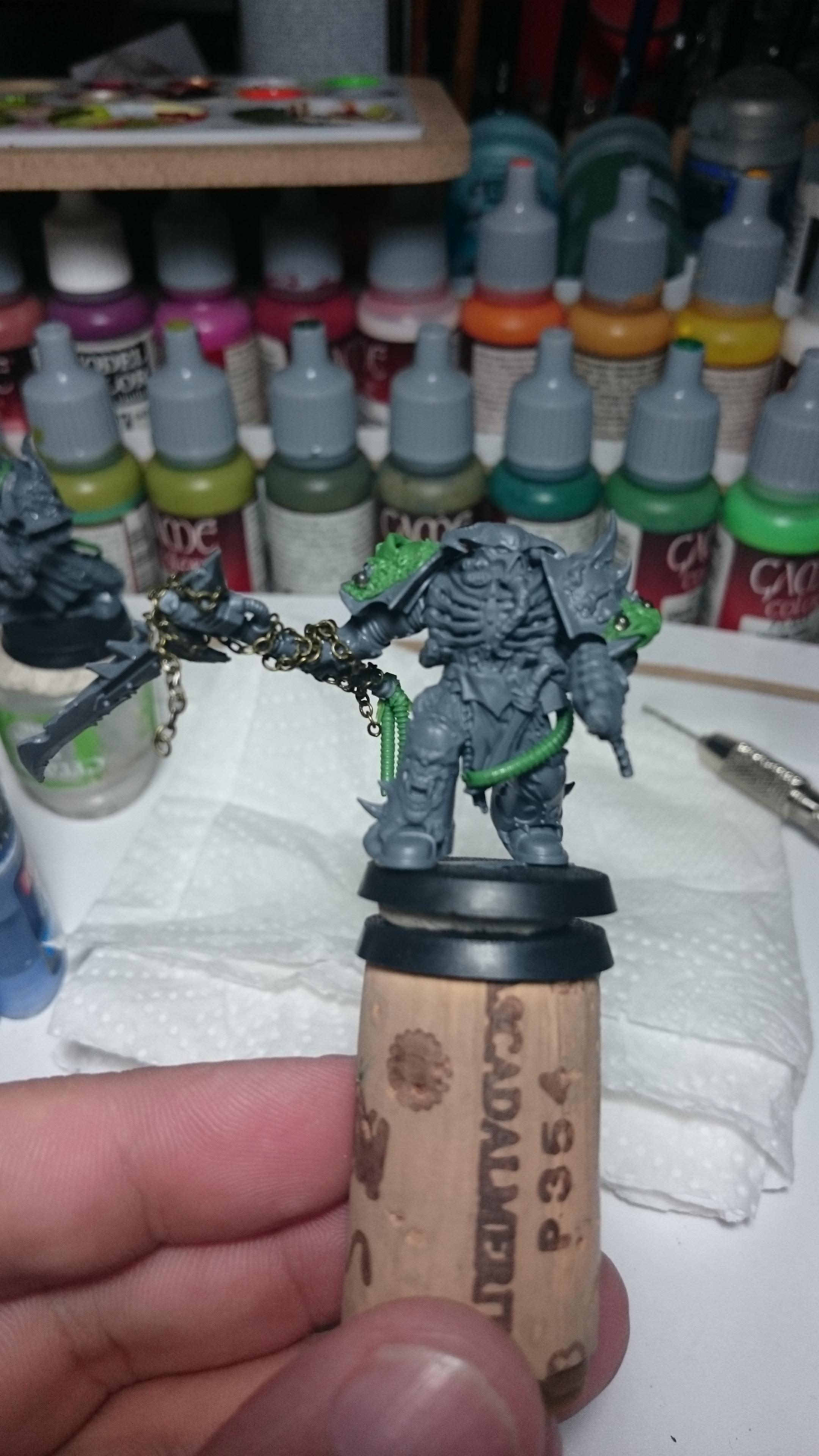 Chaos, Chaos Space Marines, Conversion, Daemons, Nurgle, Plague, Prince, Space, Space Marines, Warhammer 40,000, Warhammer Fantasy, Wh40
