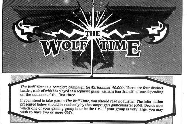 1988, Chapter Approved, Copyright Games Workshop, Orks, Retro Review, Rogue Trader, Space Wolves