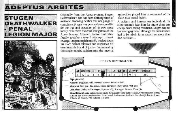 1988, Adeptus Arbites, Chapter Approved, Copyright Games Workshop, Imperium, Retro Review, Rogue Trader