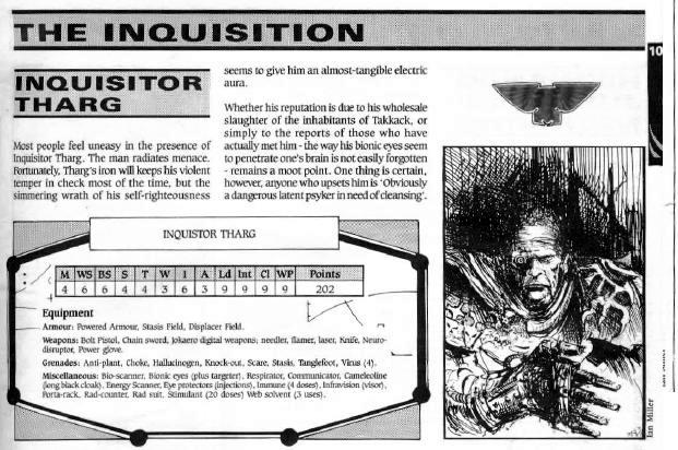 1988, Chapter Approved, Copyright Games Workshop, Imperium, Inquisitor, Retro Review, Rogue Trader