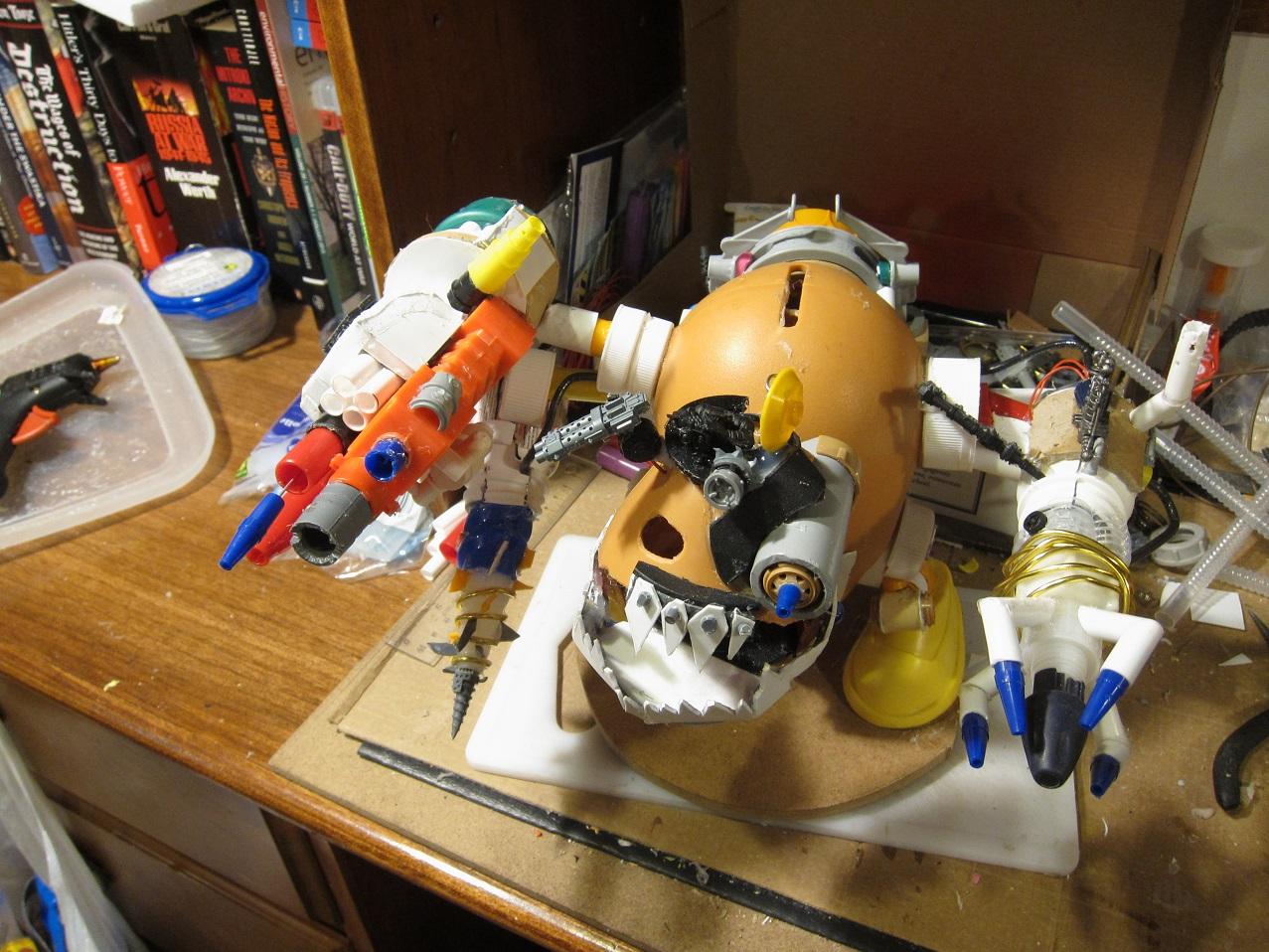 Big Mek, Big Mek Stompa, Lifta Dropa, Ork Conversion, Ork Titan, Orks, Potato Head, Potatohead Stompa, Stompa, Super Heavy Spud, Super-heavy, Tater Titan, Titan