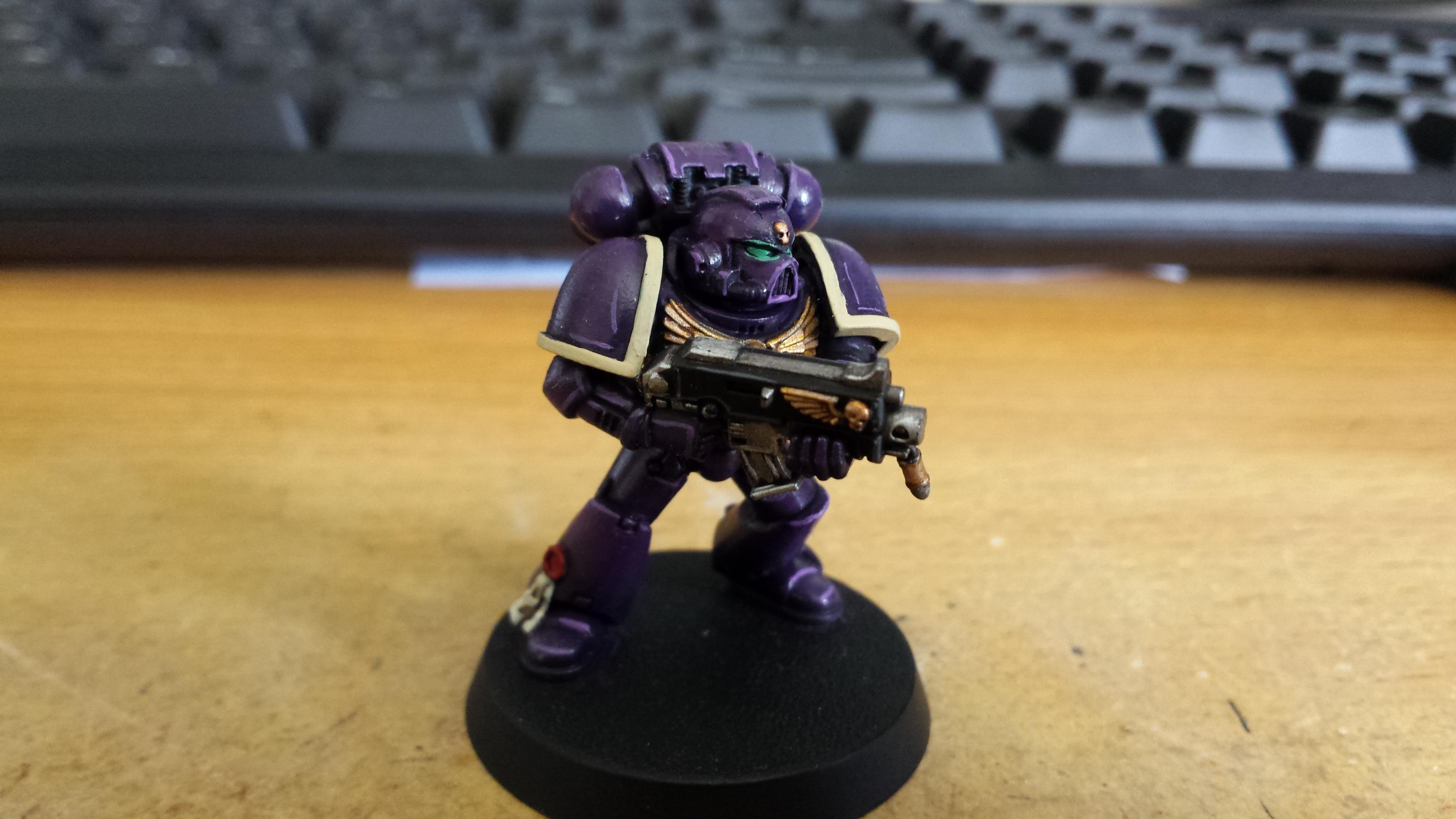 Switched to a deeper/darker midnight Purple as per story as I read more