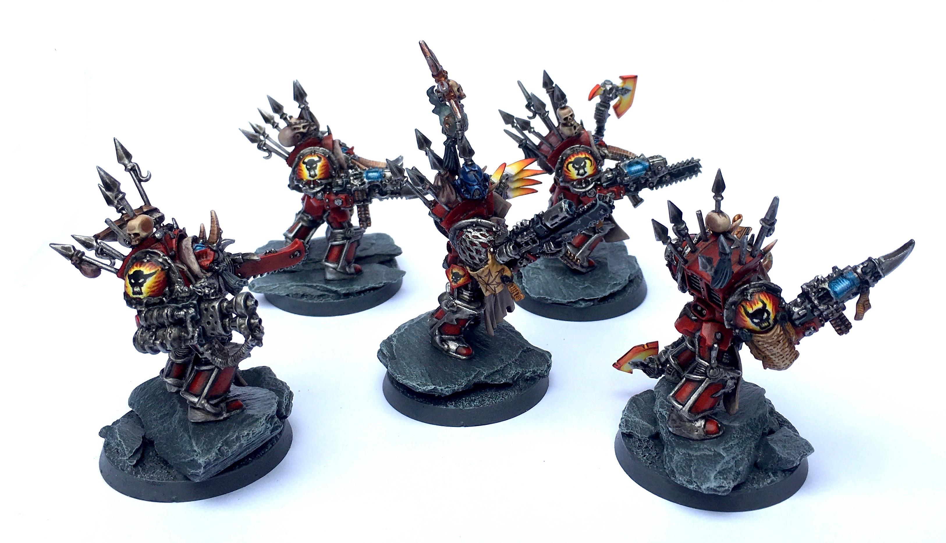Anointed, Chaos, Chaos Space Marines, Chaos Terminators, Conversion, Horuswasright, Terminator Armor, Warhammer 40,000, Word Bearers