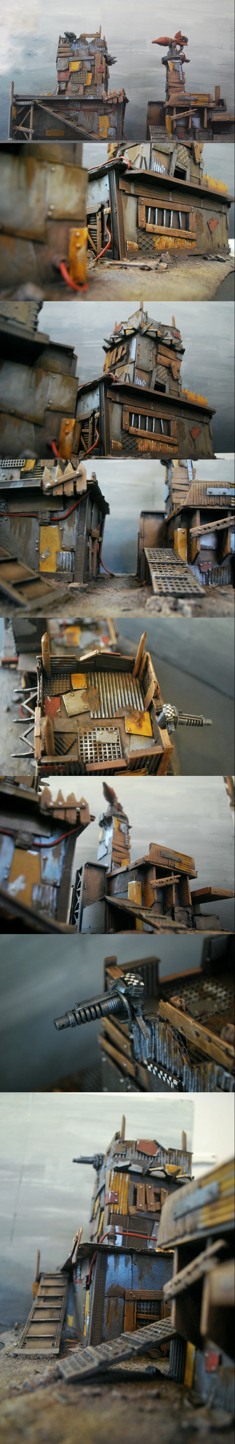 Dakka Dakka, Derelict, Do-it-yourself, Homemade, Orks, Painting, Poorhammer, Rocket, Rust, Scratch Build, Terrain, Terrainwalker, Trash To Terrain, Warhammer 40,000, Weathered, Work In Progress