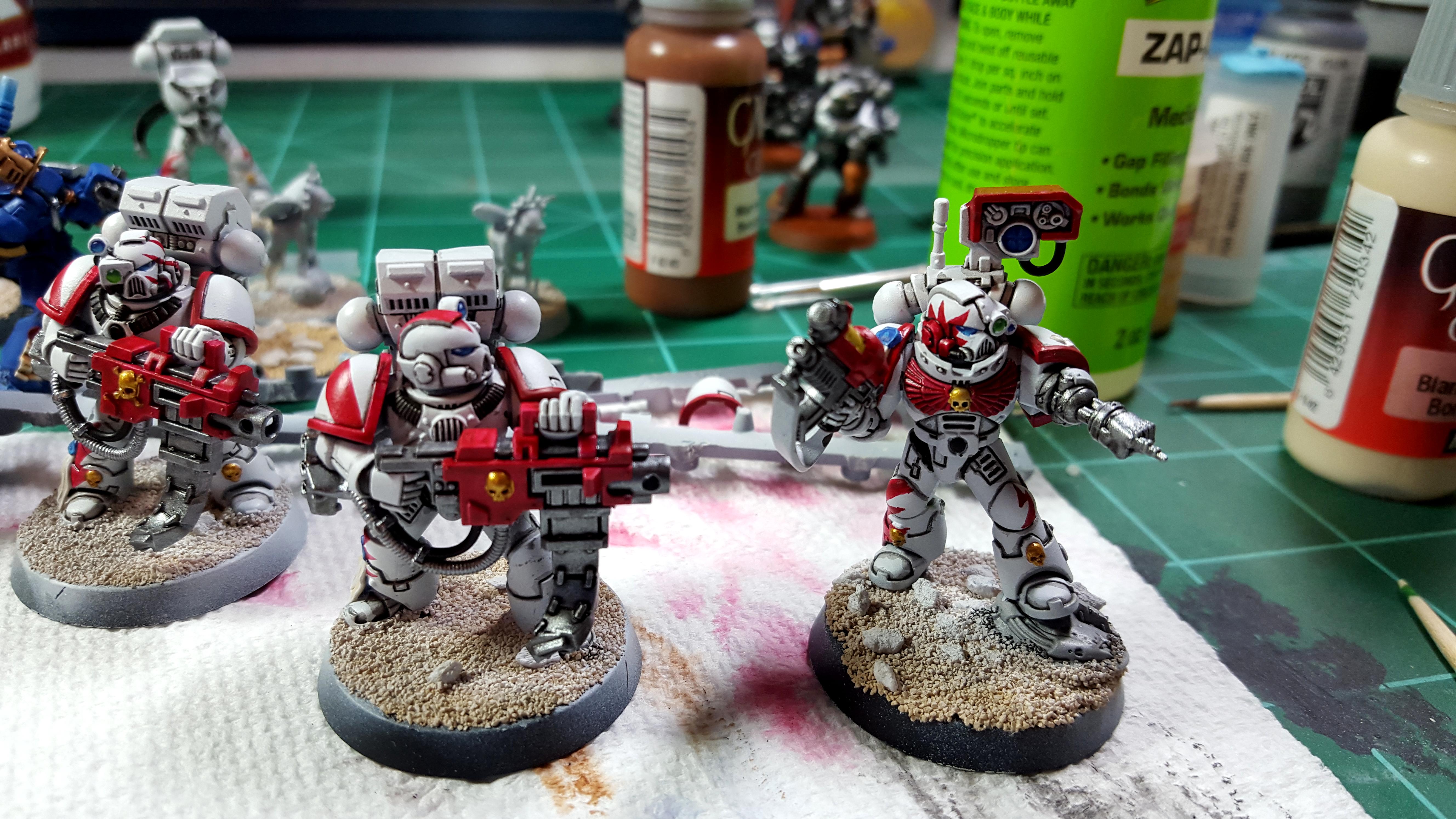 Devastators, Space Marines, White Scars, Work In Progress
