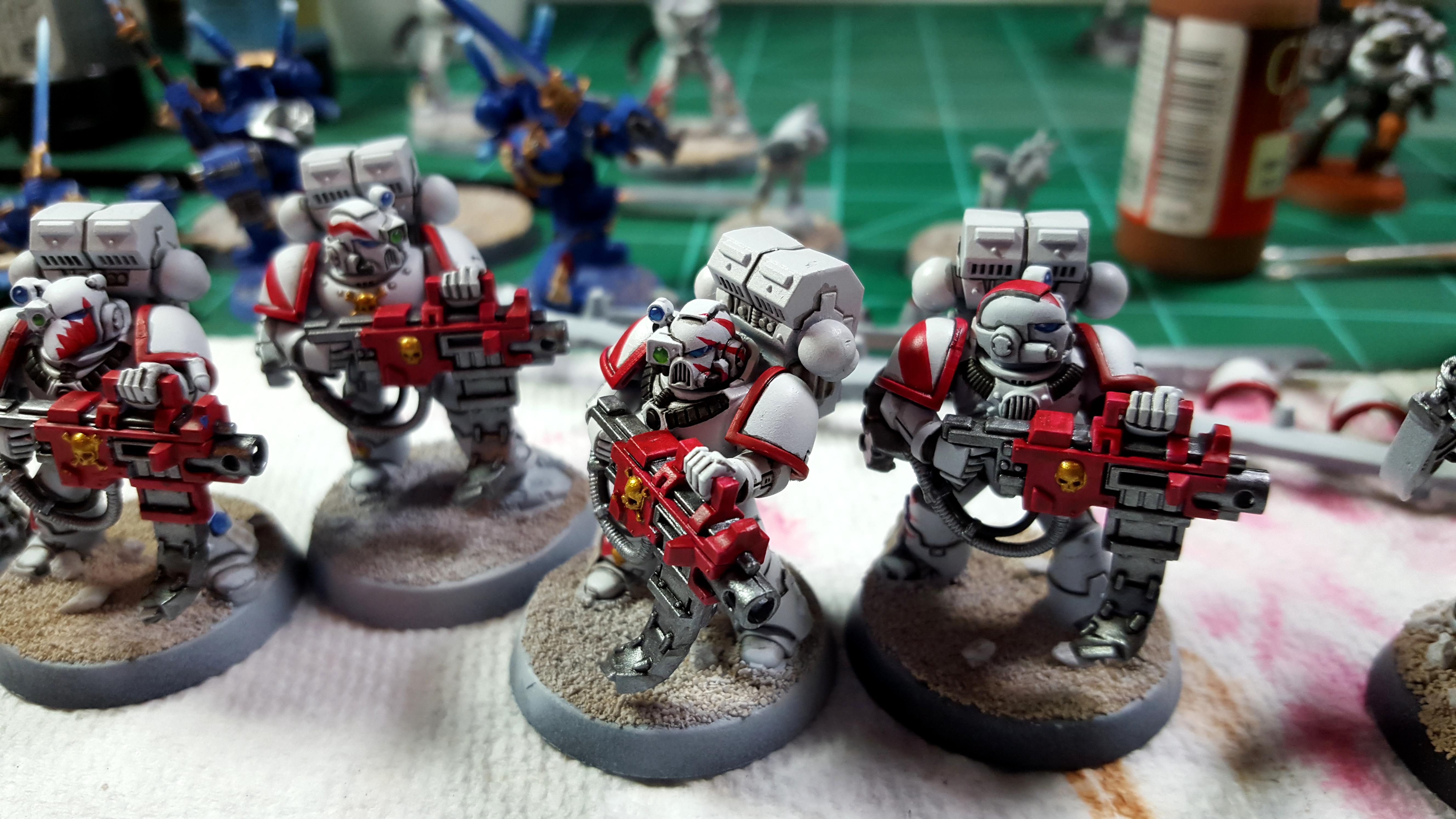 Devastators, Space Marines, White Scars, Work In Progress