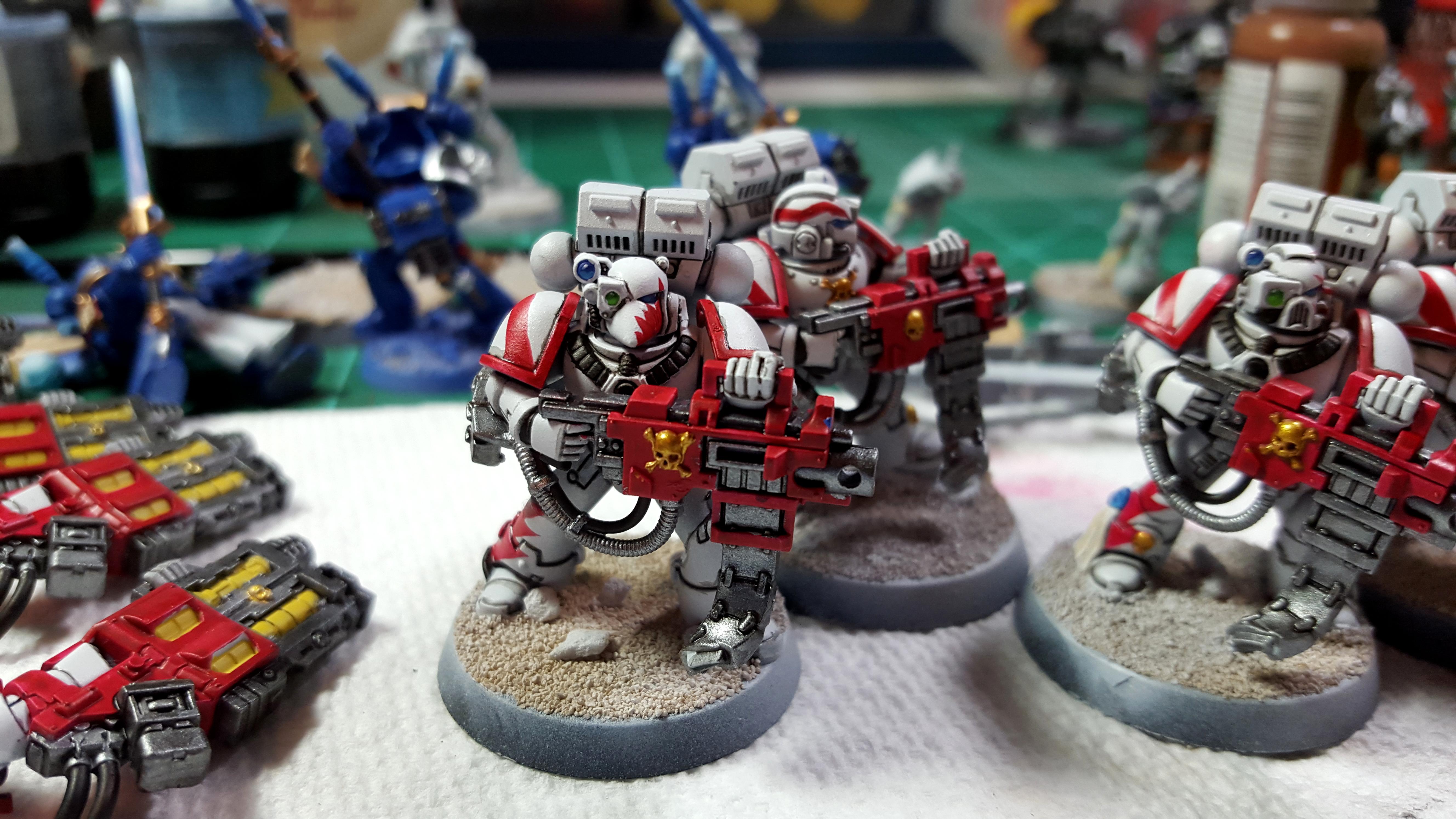 Devastators, Space Marines, White Scars, Work In Progress