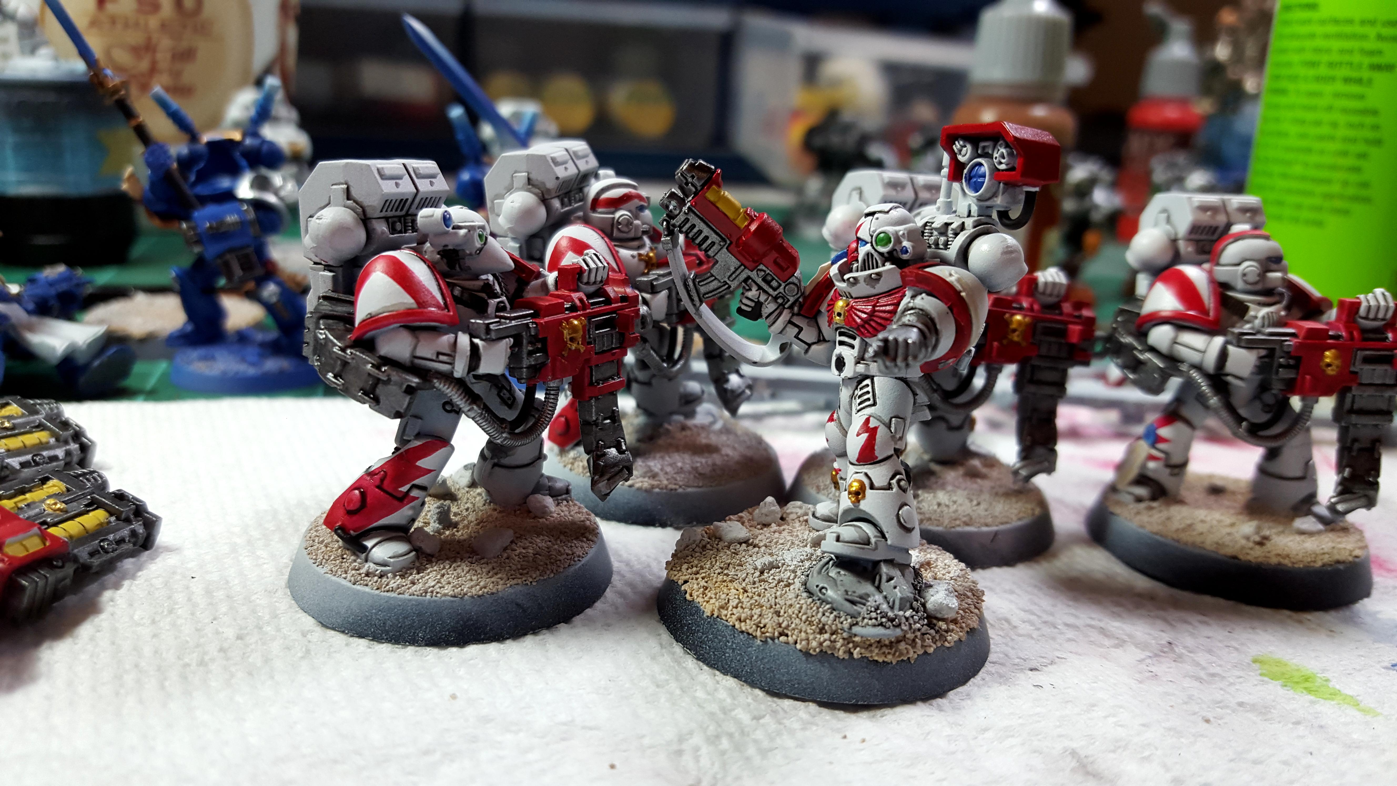 Devastators, Space Marines, White Scars, Work In Progress