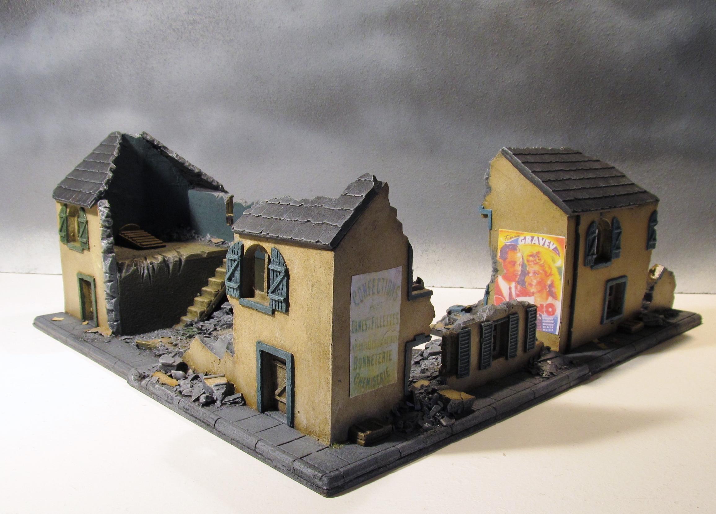 28mm, World War 2, 28mm WW2 Ruins
