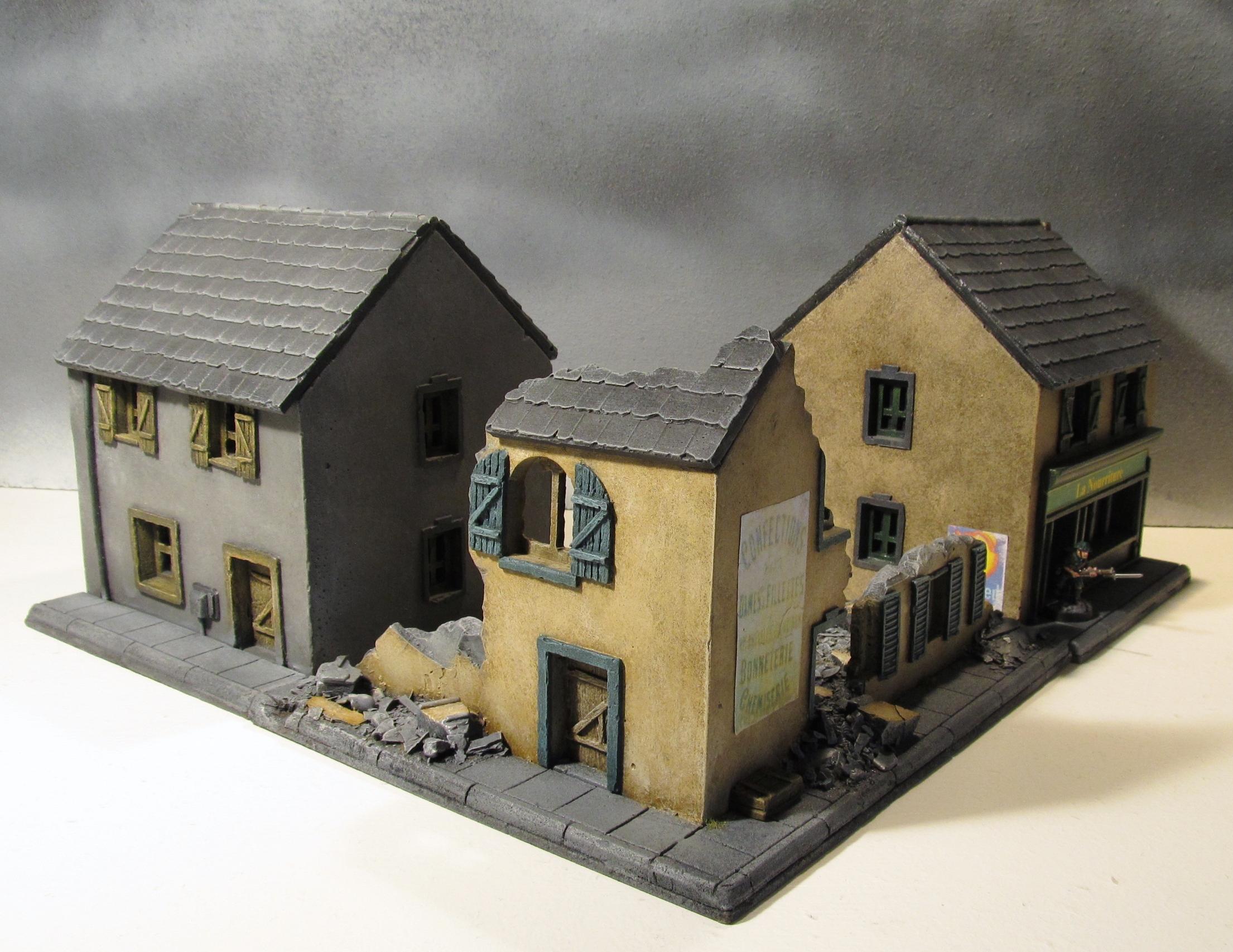 28mm, World War 2, 28mm WW2 Ruins
