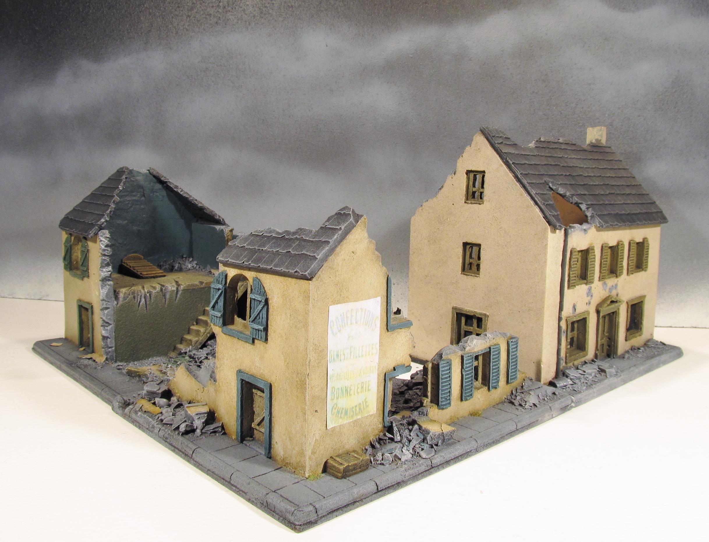 28mm, World War 2, 28mm WW2 Ruins