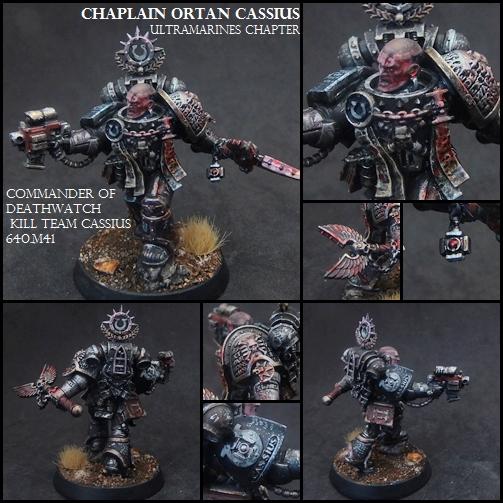 Cassius, Chaplain, Deathwatch, Space Marines, Ultramarines, Warhammer 40,000