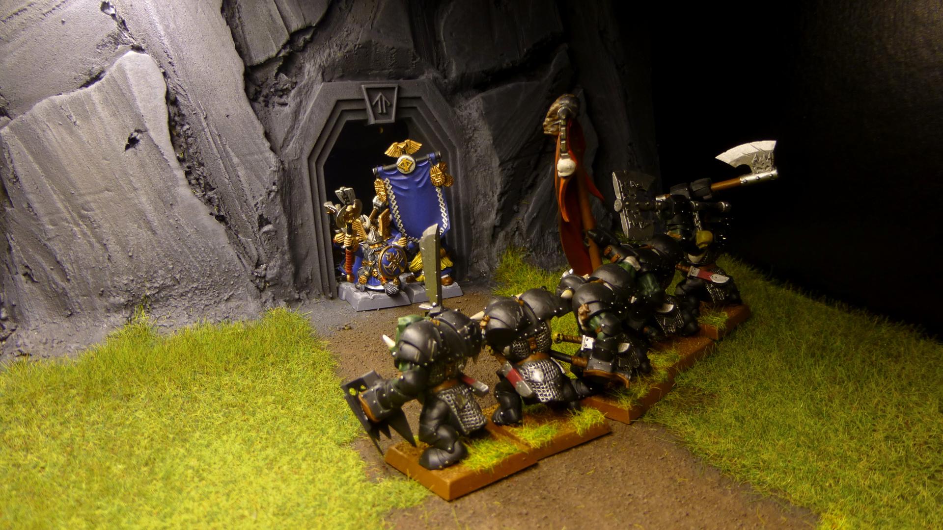 Black Orcs, Dwarves, Mine, Warriors