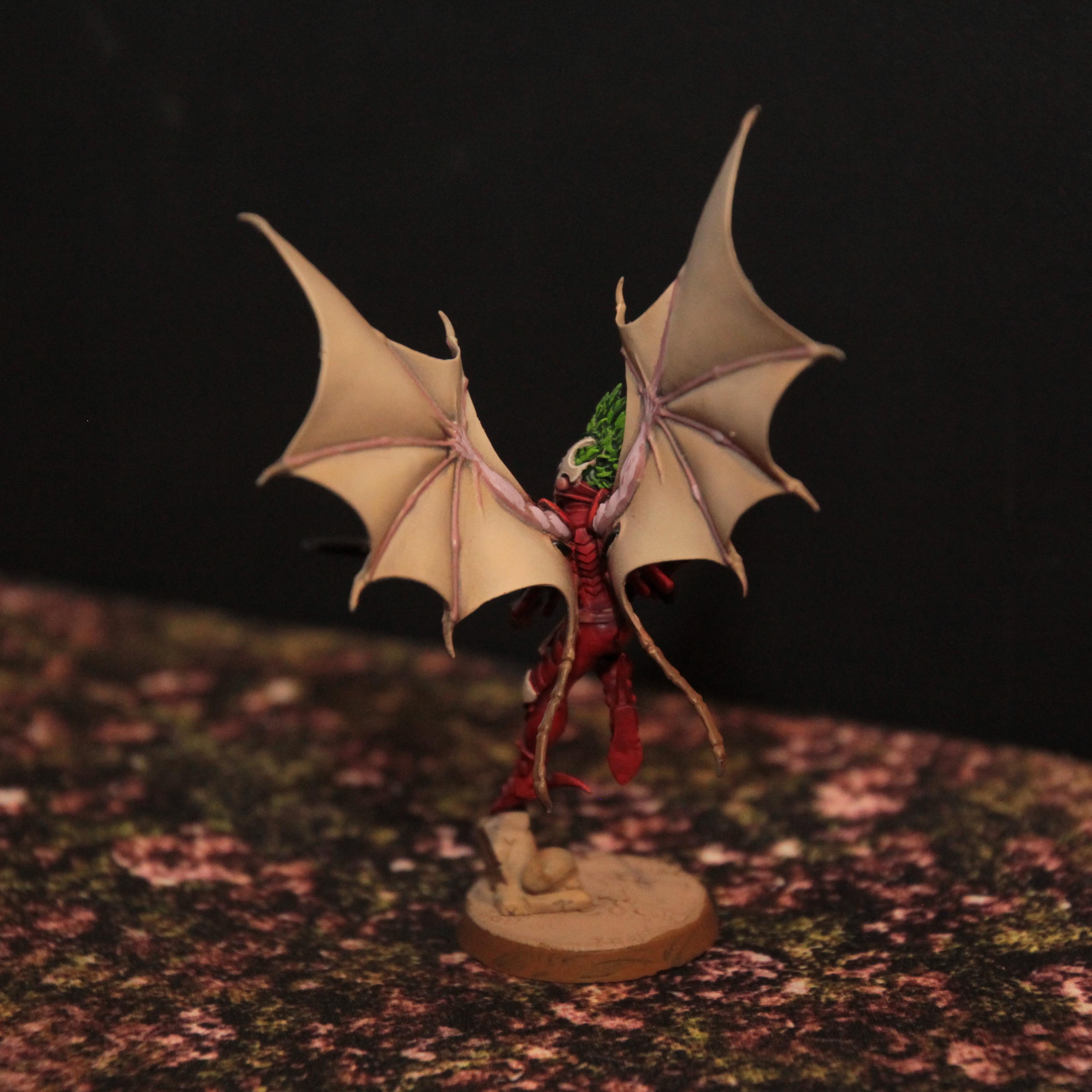 Back Shot, Bat Wings, Dark Eldar, Games Workshop, Red, Scourge, Skin Wings, Warhammer 40,000