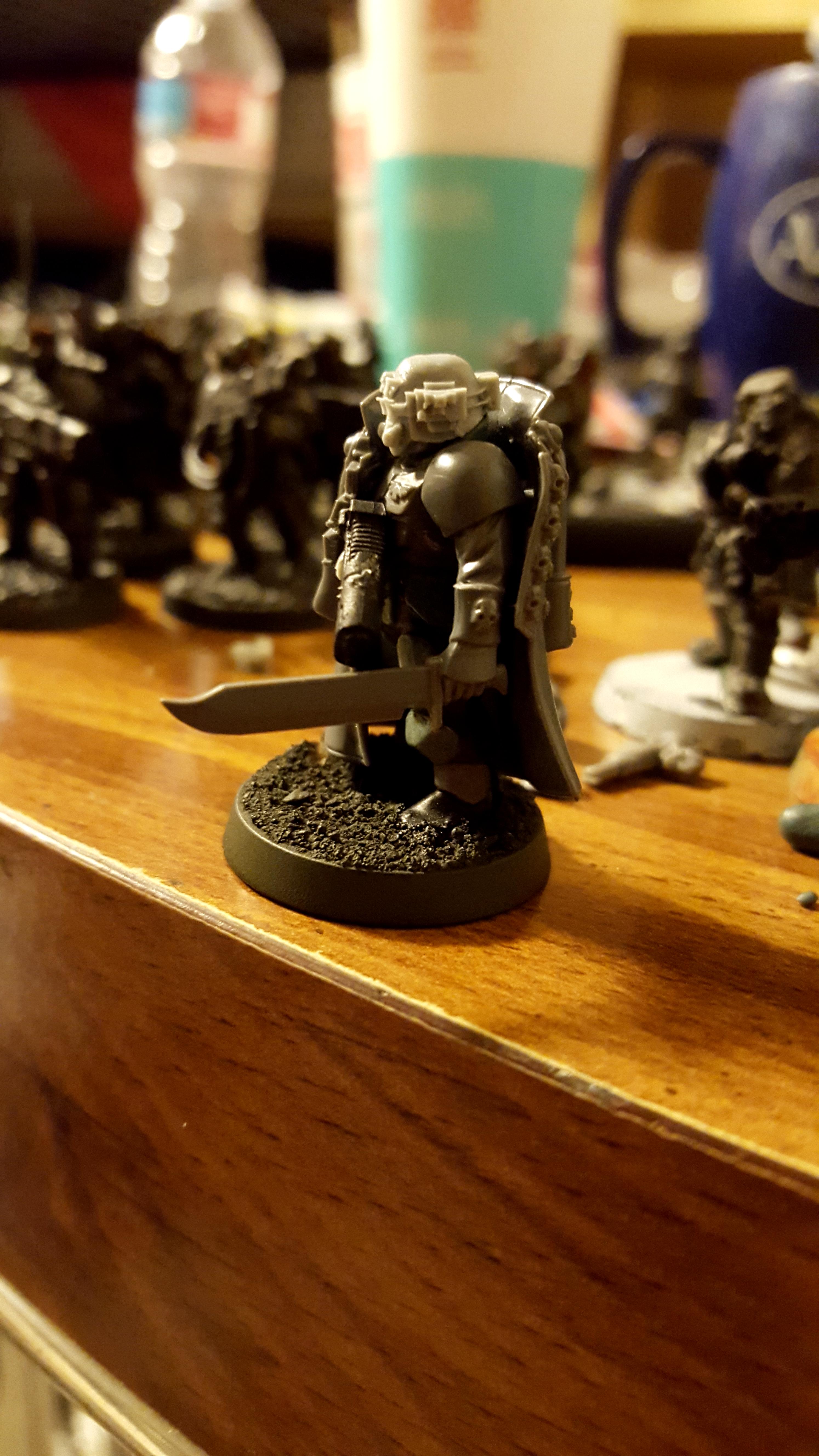 Greenstuff, Kasrkin, Kasrkins, Scion, Scions, Tempestor Prime, Work In Progress
