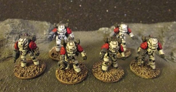 Japanese Power Armor squad