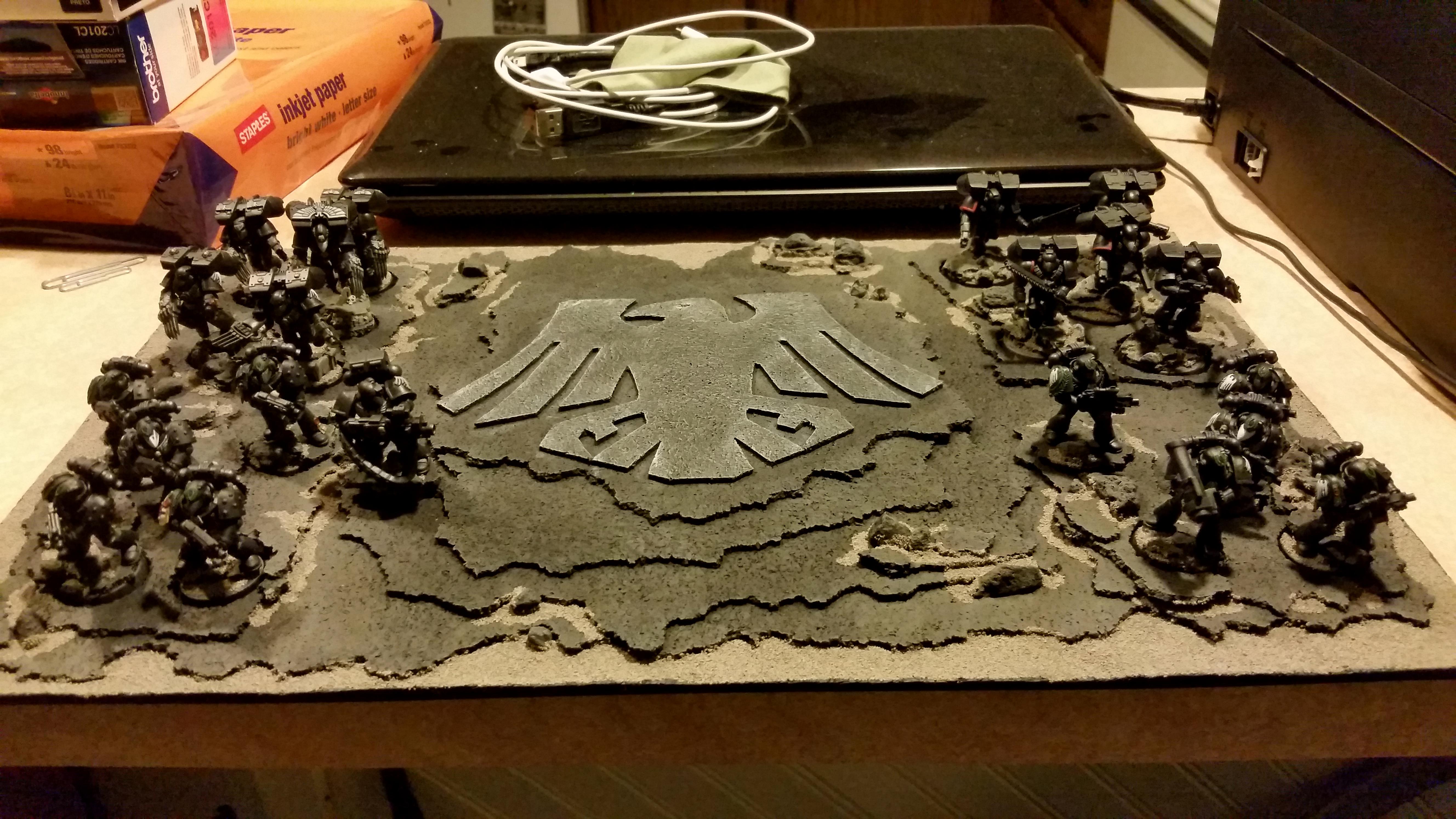 Assault, Black Armour, Raven Guard, Space Marines, Tactical, Vanguard