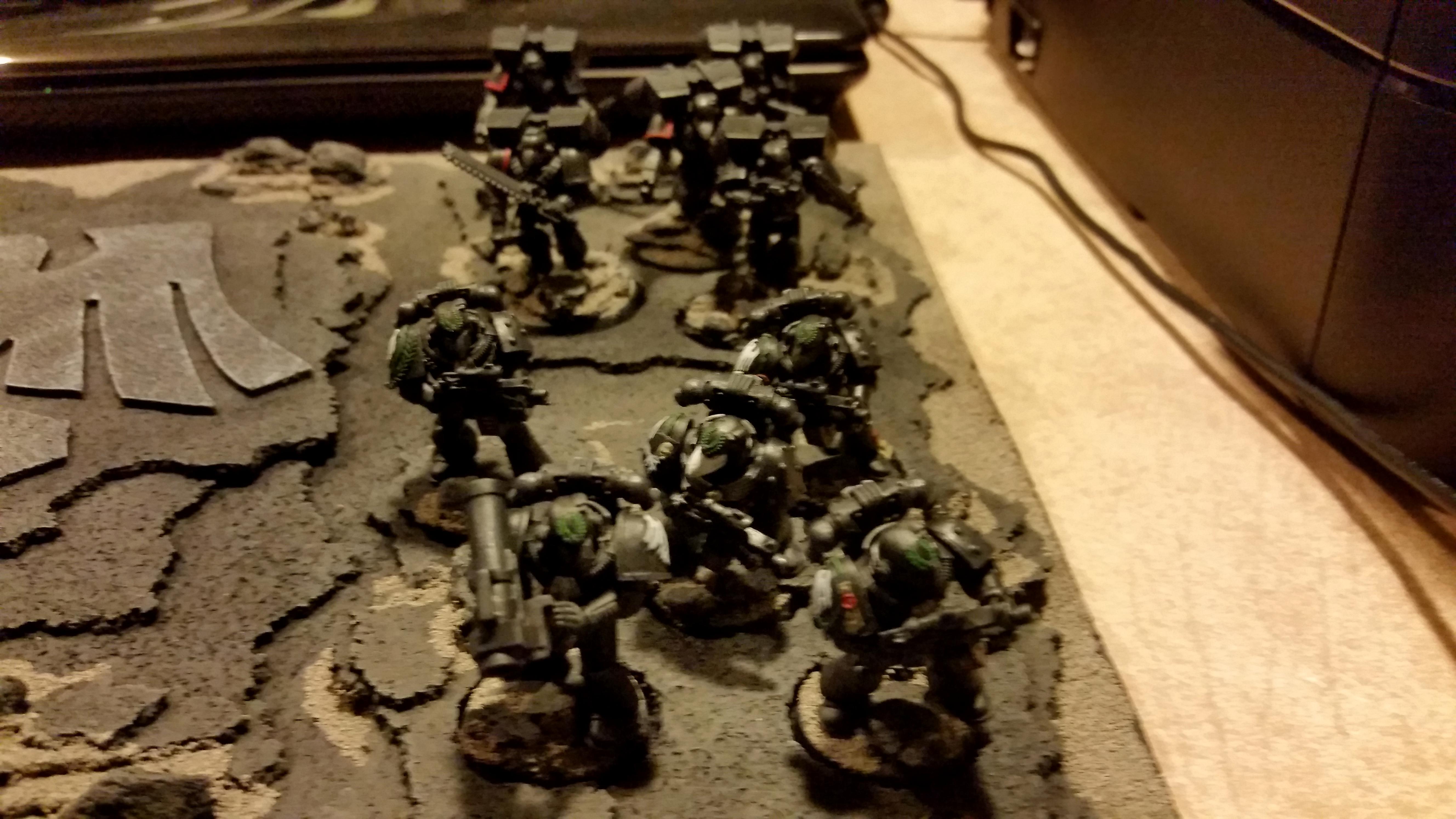 Assault, Black Armour, Raven Guard, Space Marines, Tactical, Vanguard