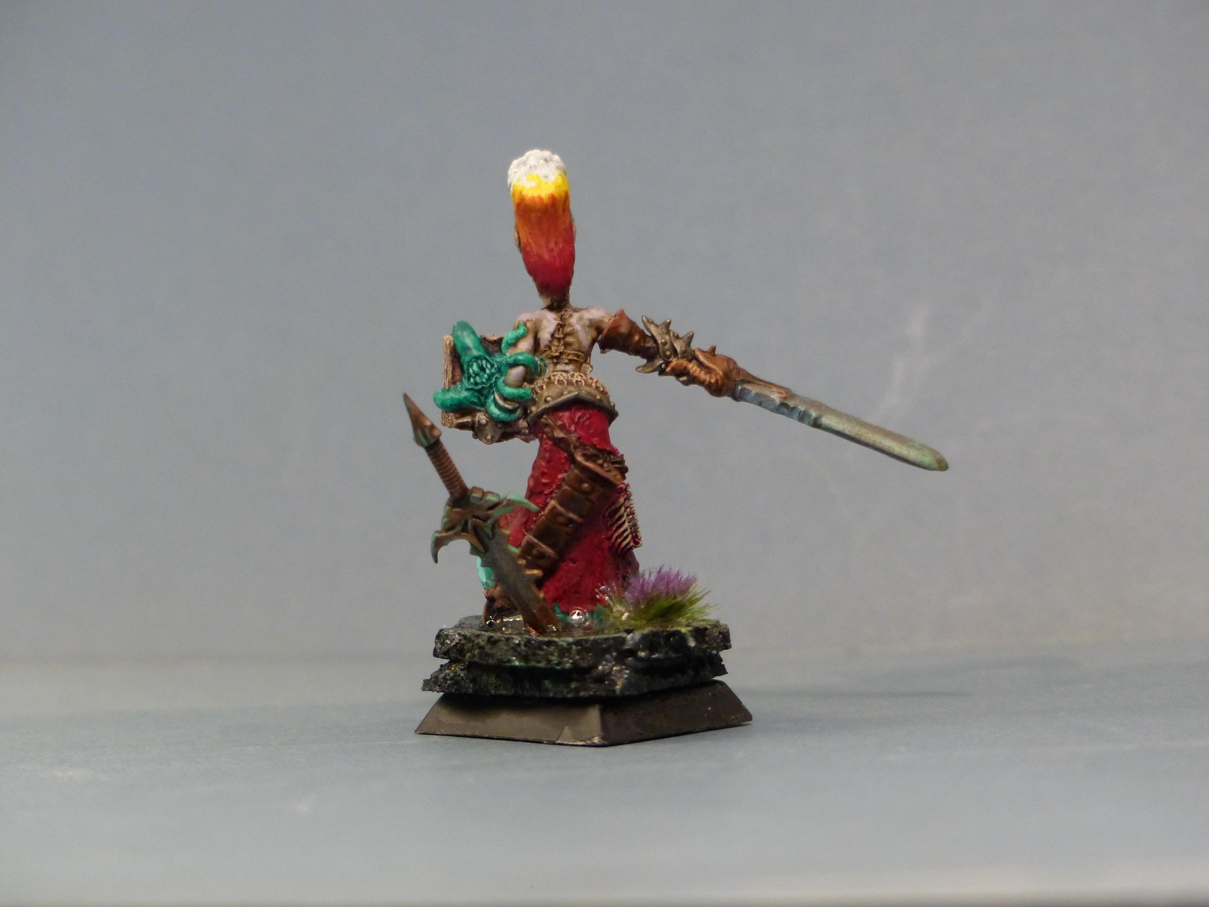 Aza&atilde;&laquo;l, Azael, Book, Confrontation, Copper, Daemons, Face, Fire, Highlight, Necromancer, Rackham, Rust, Sorceress, Swamp, Sword, Water Effect, Weathered, Wet Bend, Witch
