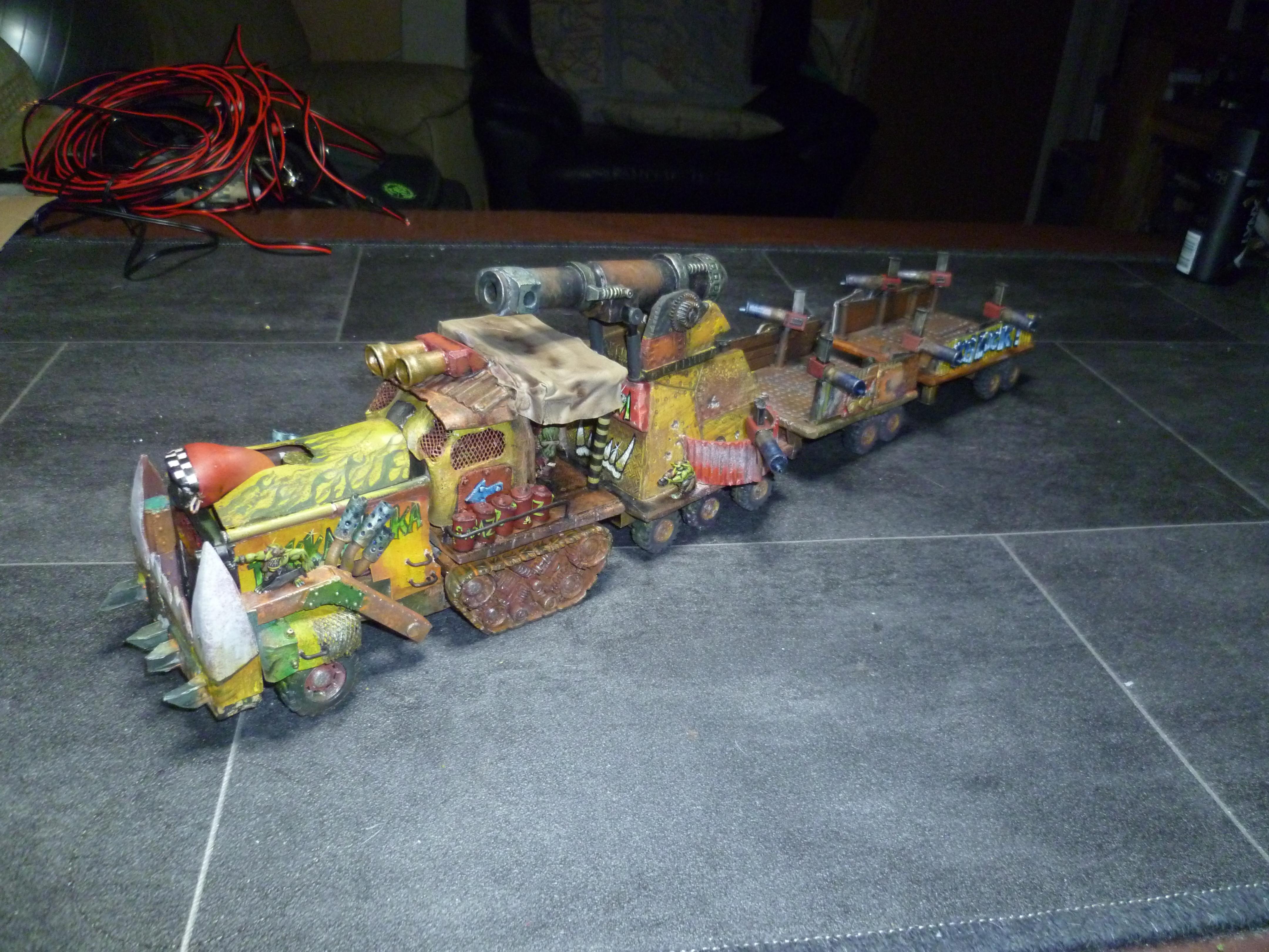 Battlewagon, Land Train, Orks, Trukk