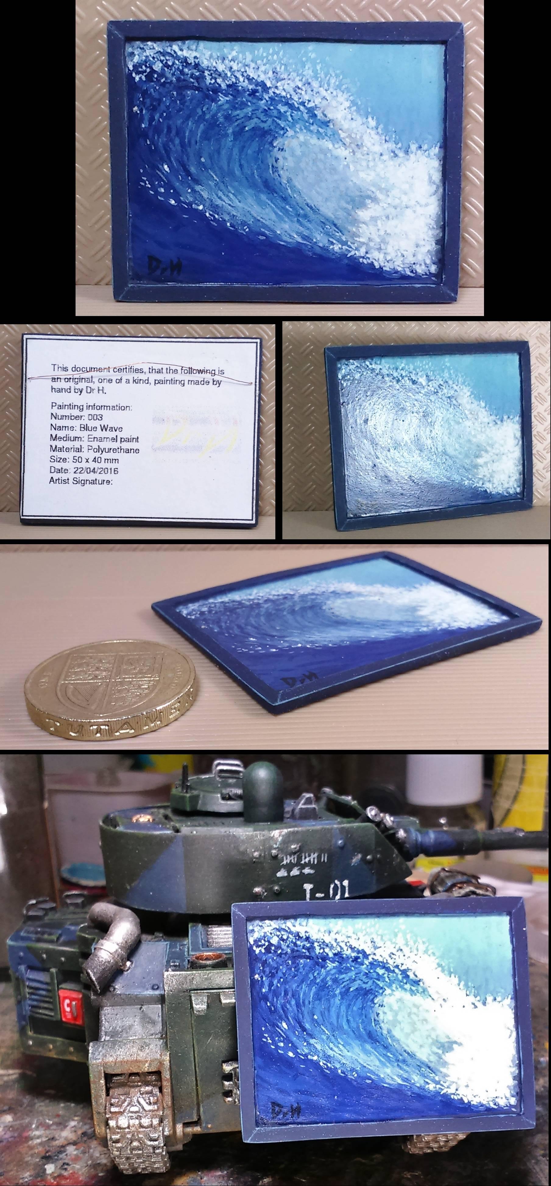 1:12th scale painting; &quot;Blue Wave&quot;